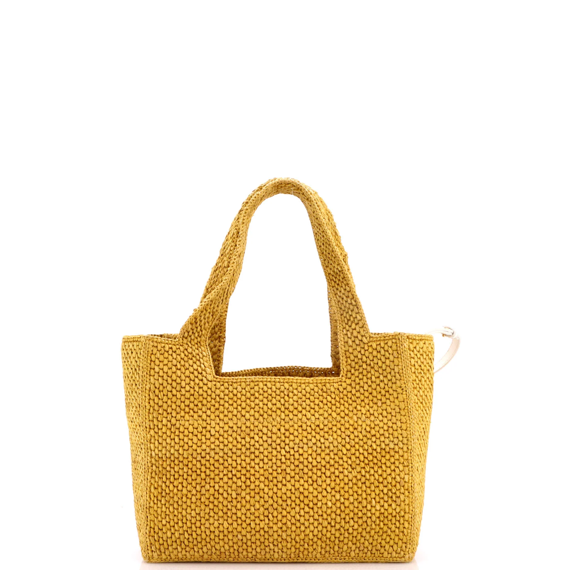 Paula's Ibiza Logo Convertible Tote Raffia Medium - Image 3