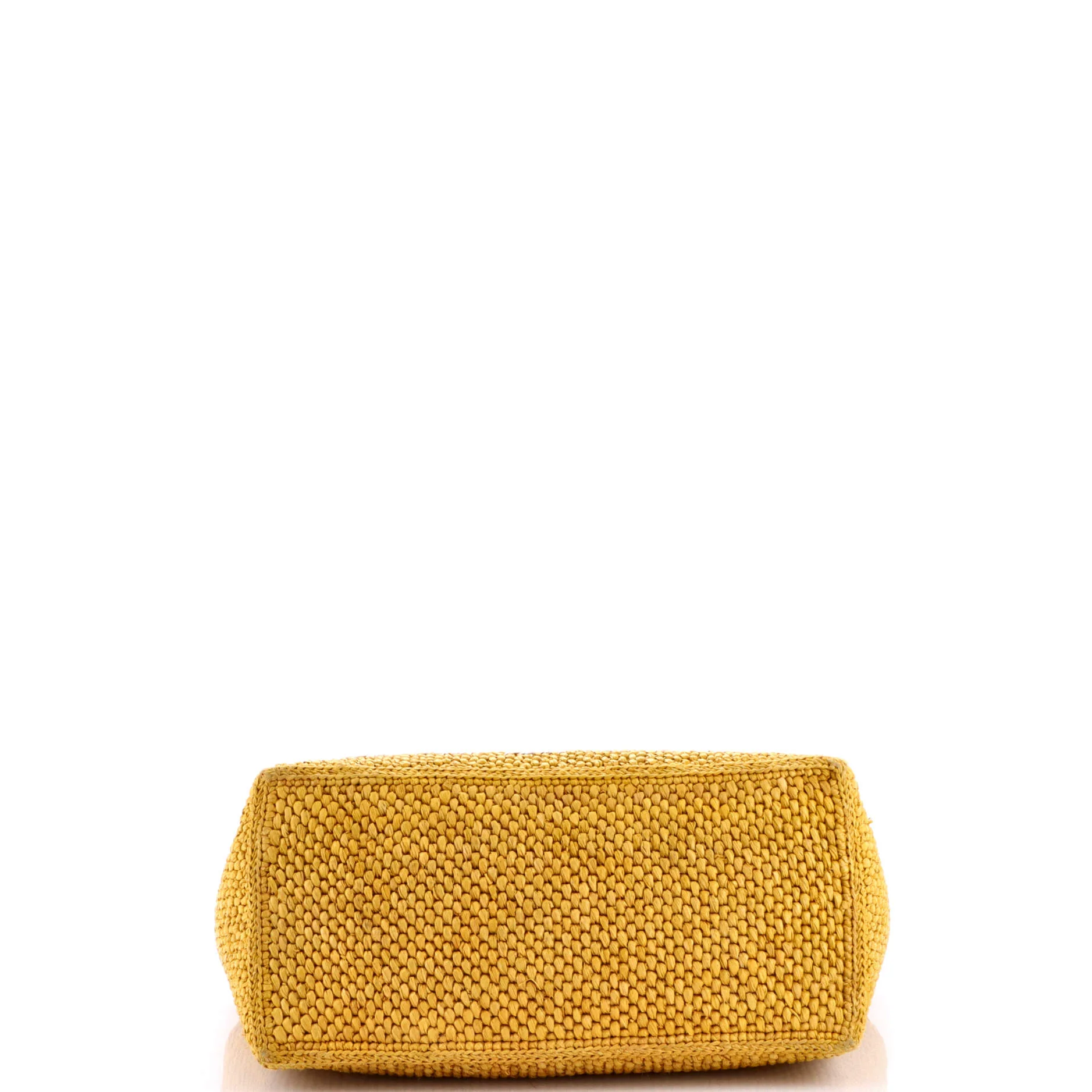 Paula's Ibiza Logo Convertible Tote Raffia Medium - Image 4