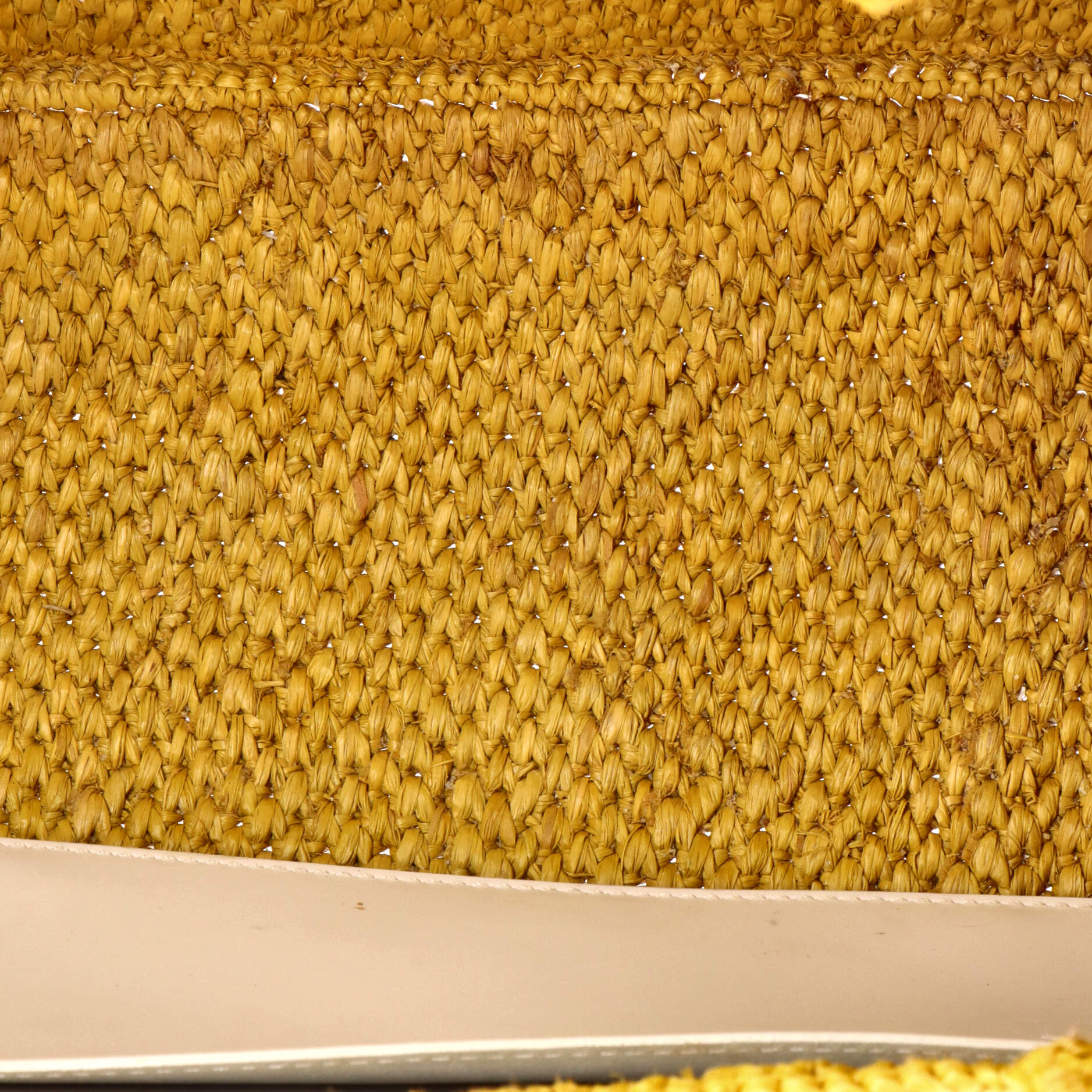 Paula's Ibiza Logo Convertible Tote Raffia Medium - Image 5
