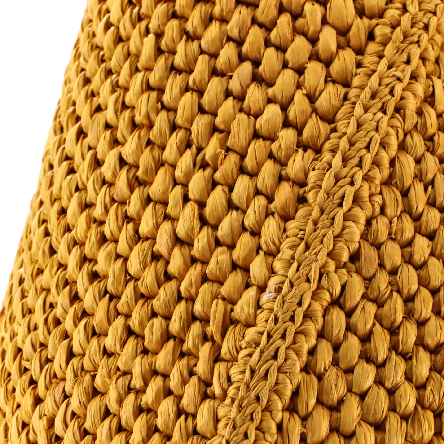 Paula's Ibiza Logo Convertible Tote Raffia Medium - Image 7