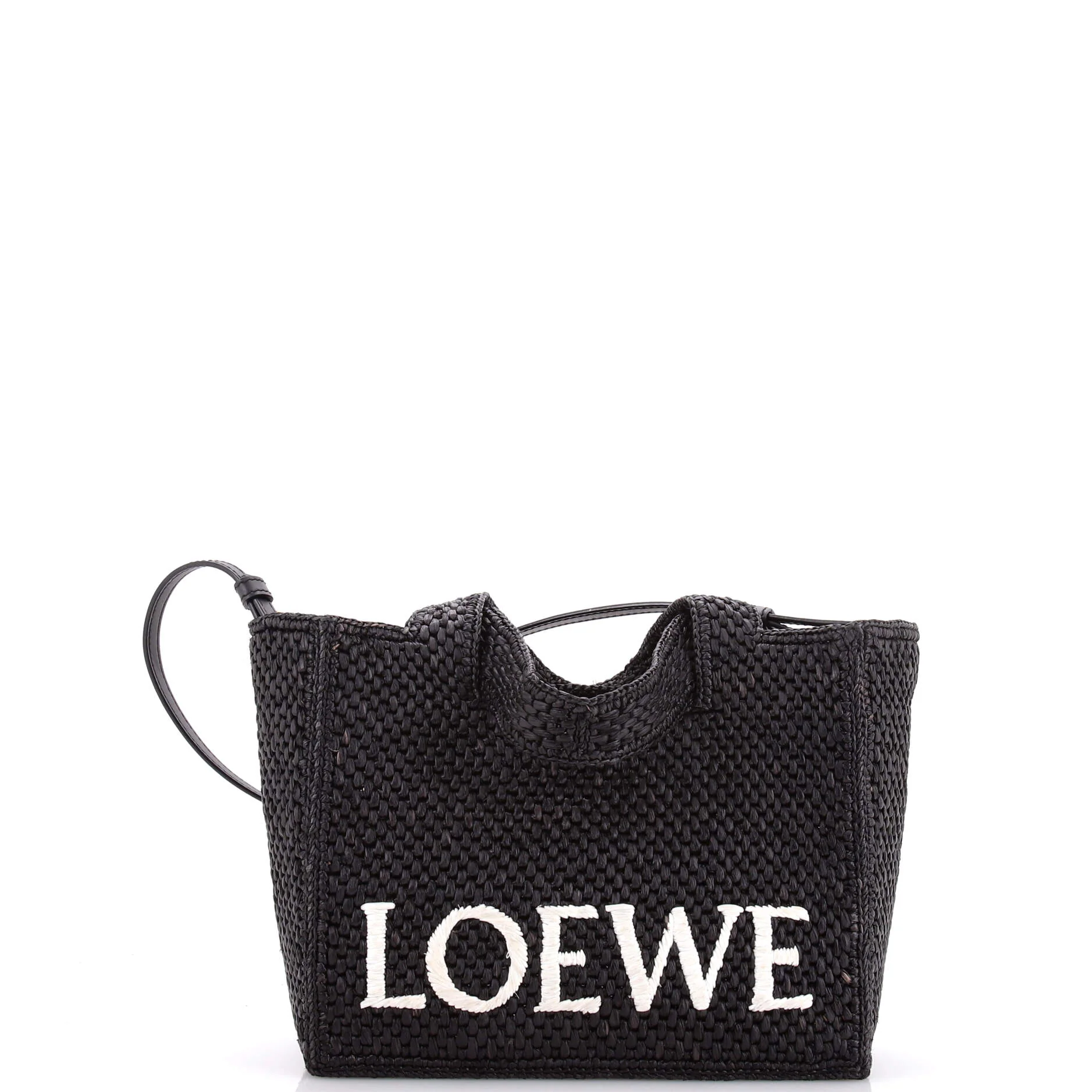 Paula's Ibiza Logo Convertible Tote Raffia Mini