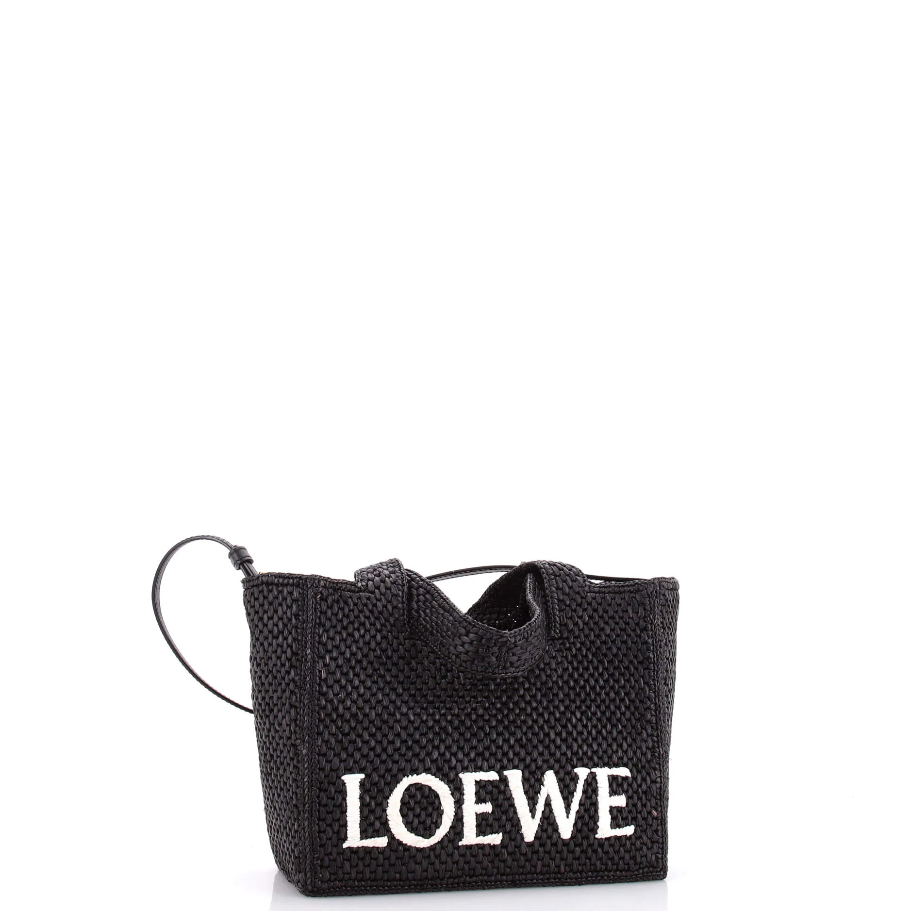 Paula's Ibiza Logo Convertible Tote Raffia Mini - Image 2