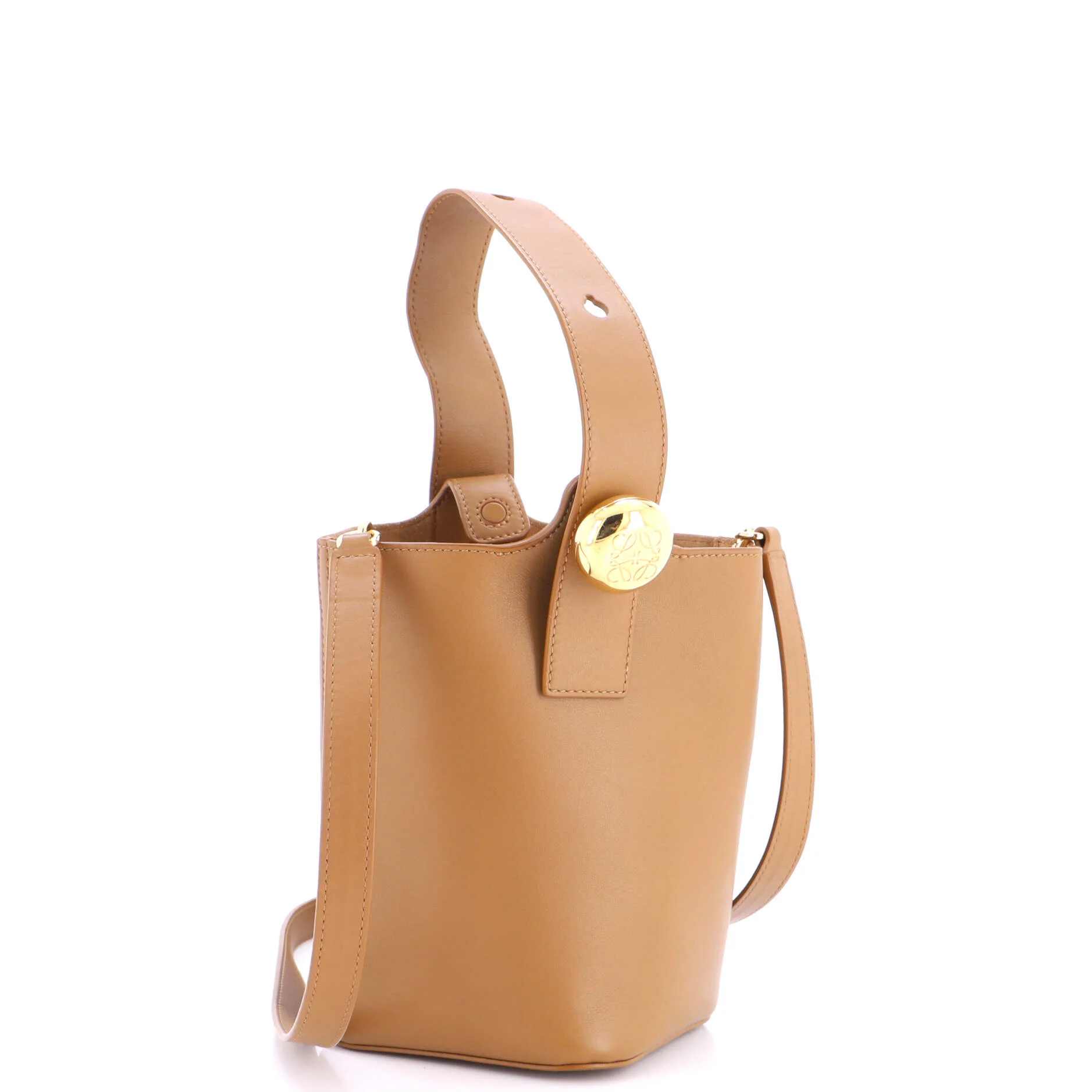 Pebble Bucket Bag Leather - Image 2