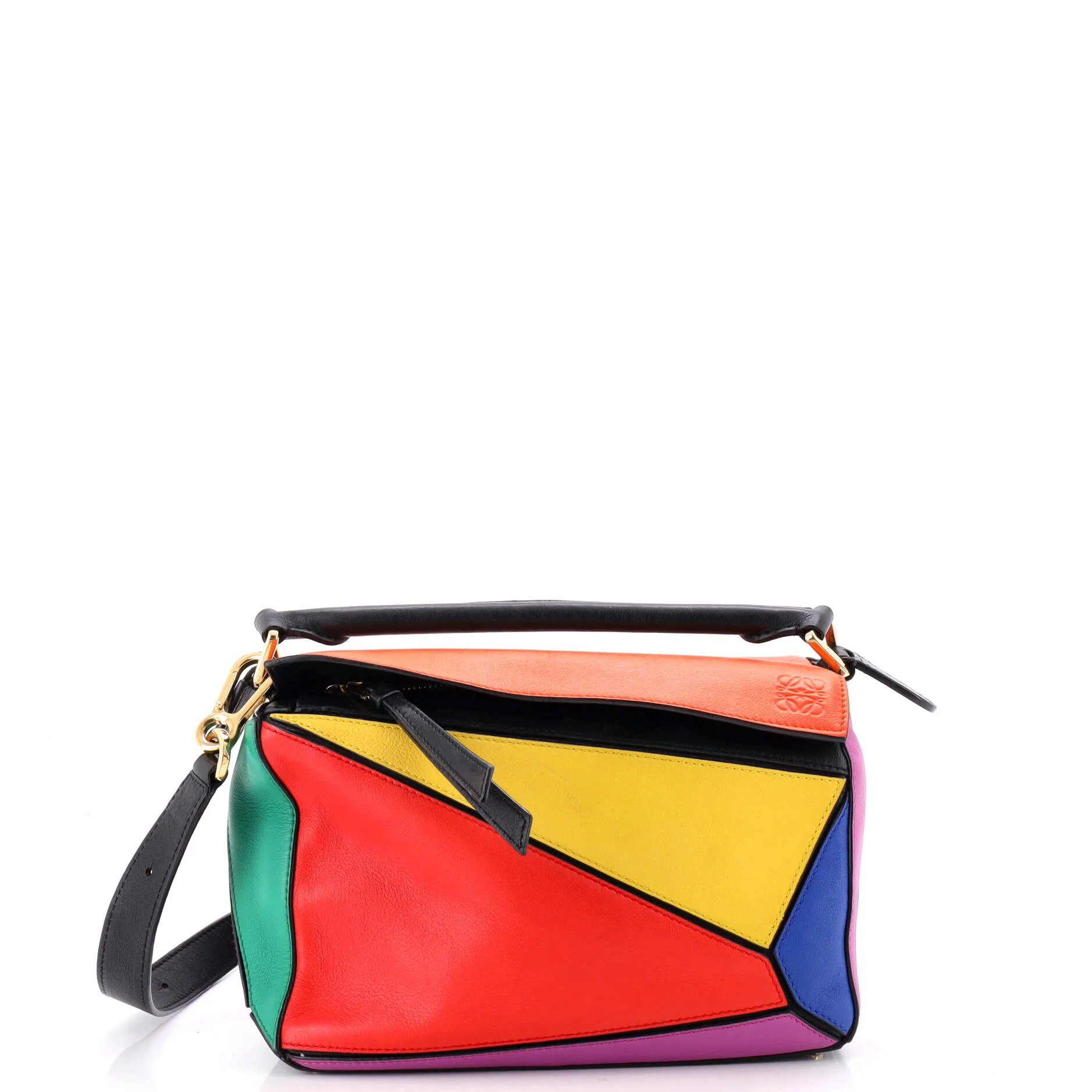 Puzzle Bag Leather Small