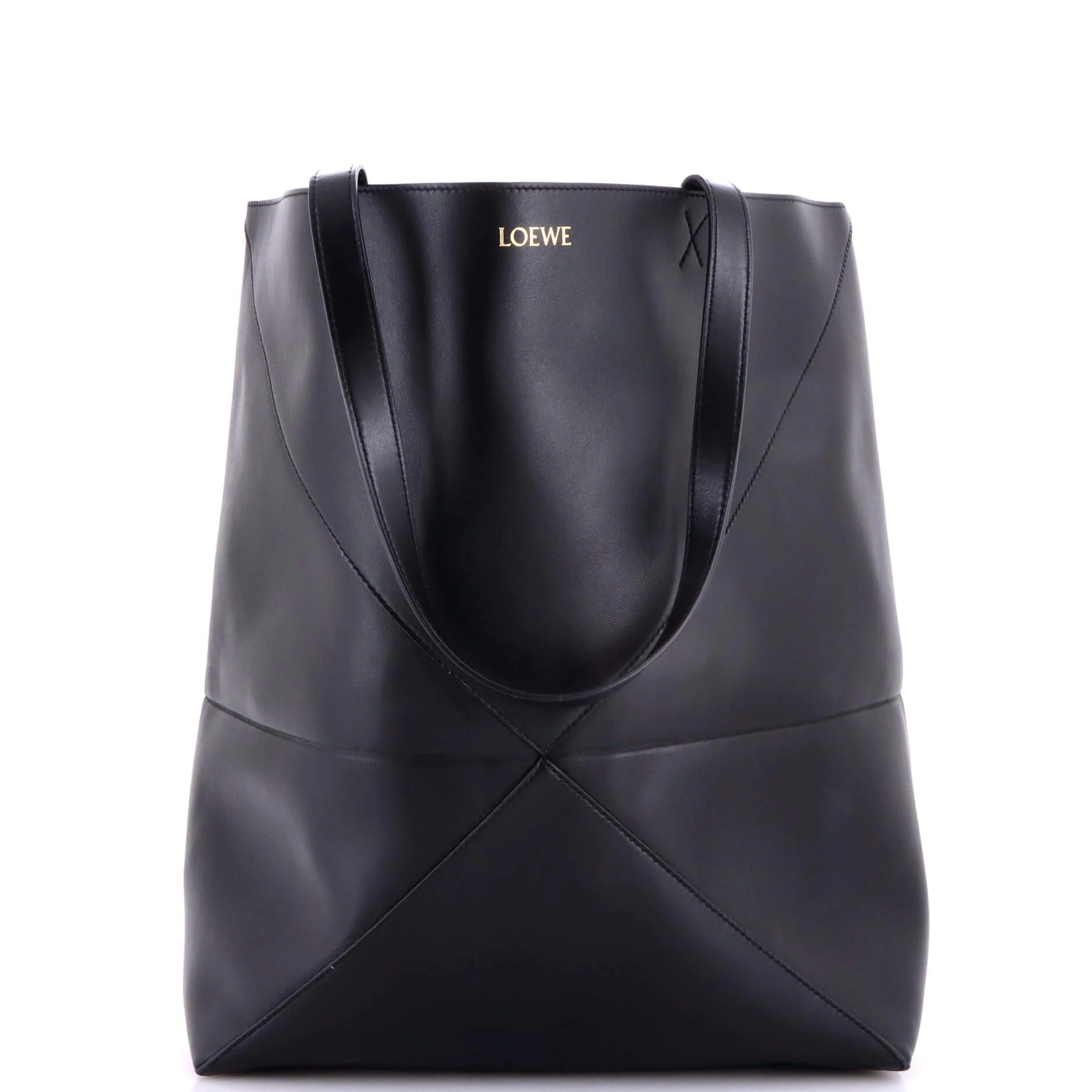 Puzzle Fold Tote Leather XL