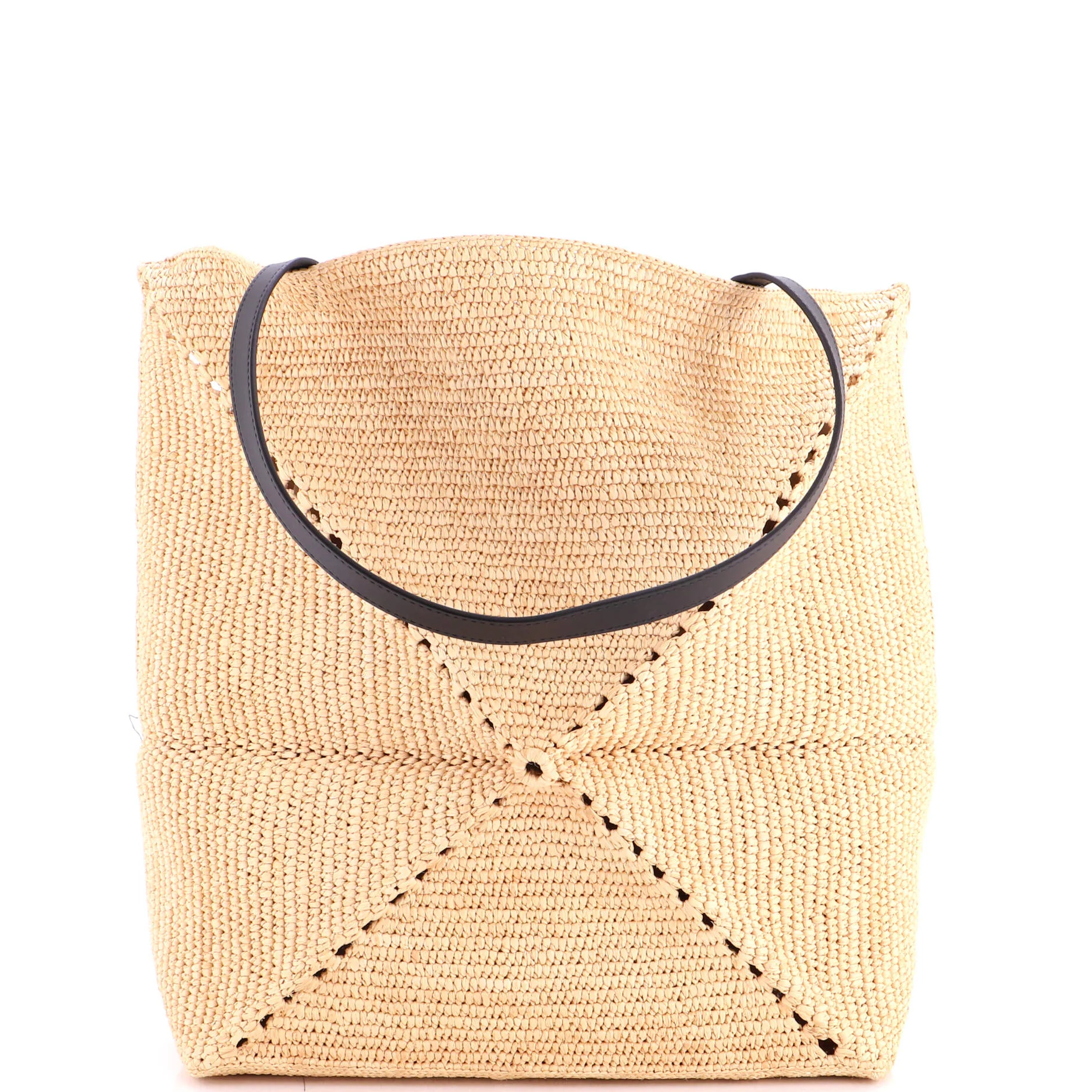 Puzzle Fold Tote Raffia XL - Image 3