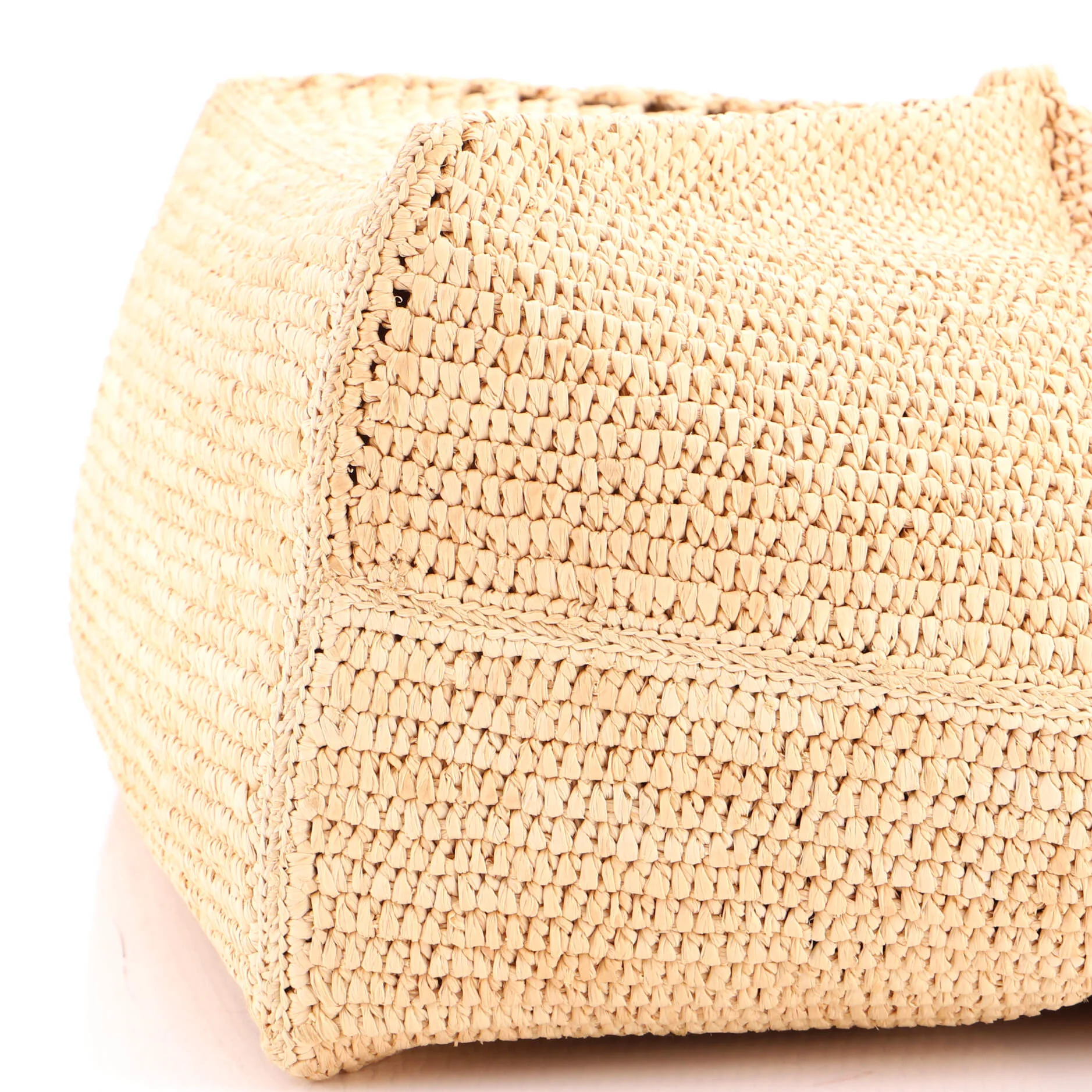 Puzzle Fold Tote Raffia XL - Image 6