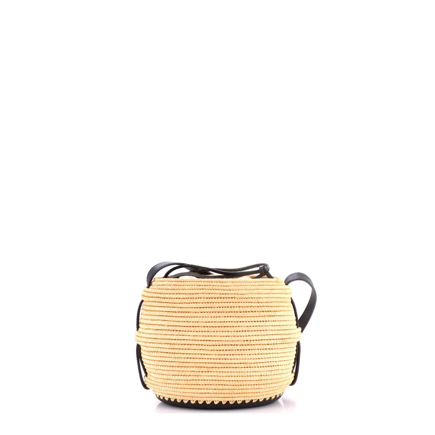 x Paula Ibiza Beehive Basket Bag Woven Raffia Small - Image 3