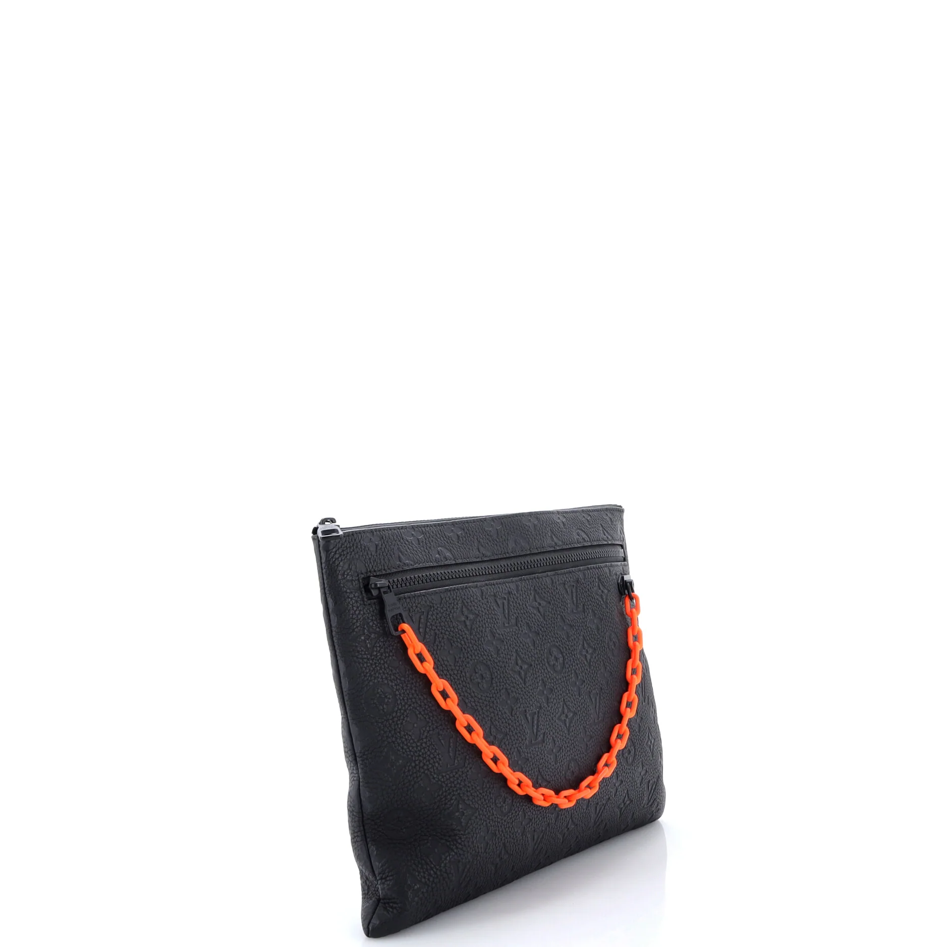 A4 Pouch Monogram Taurillon Leather - Image 2