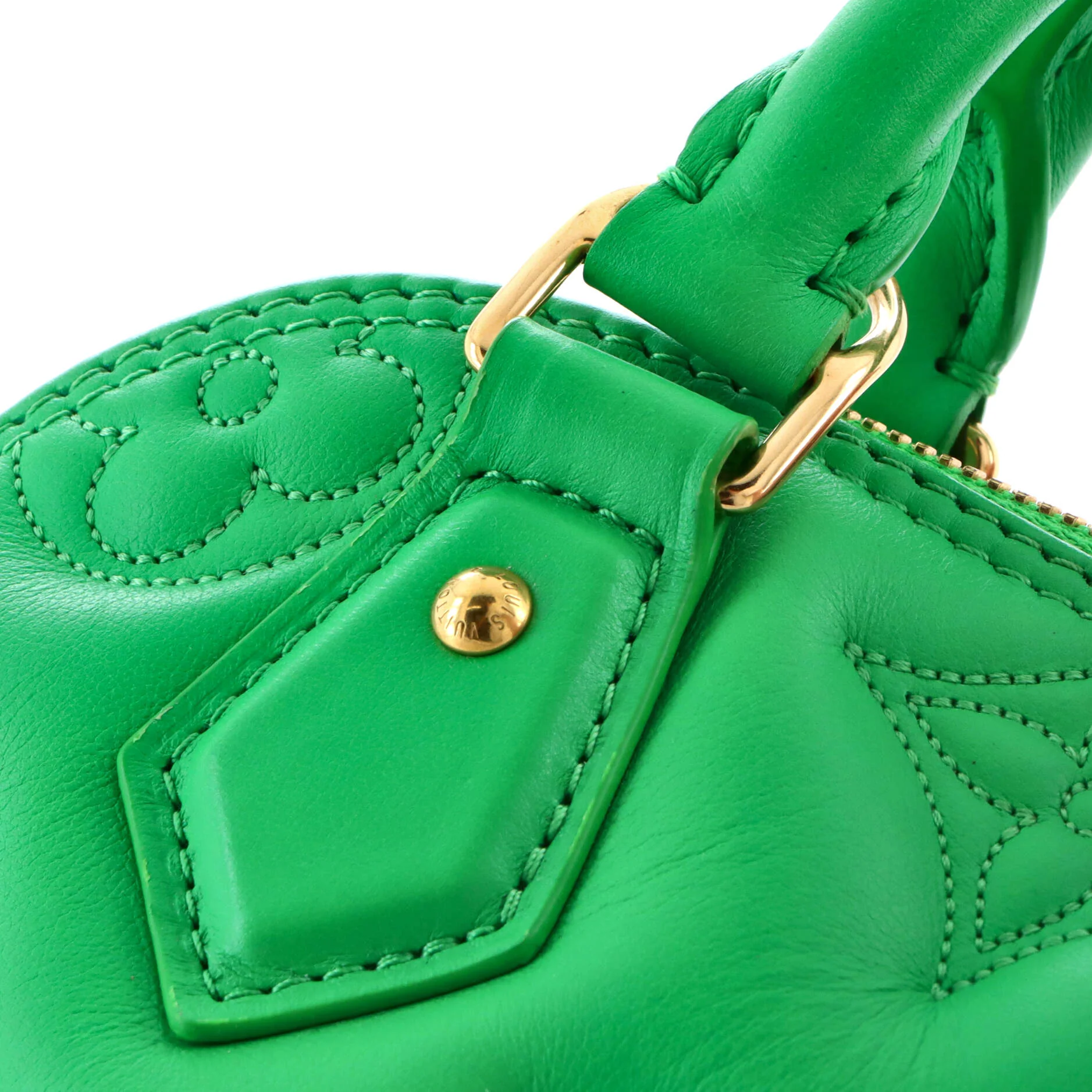Alma Handbag Bubblegram Leather BB - Image 7
