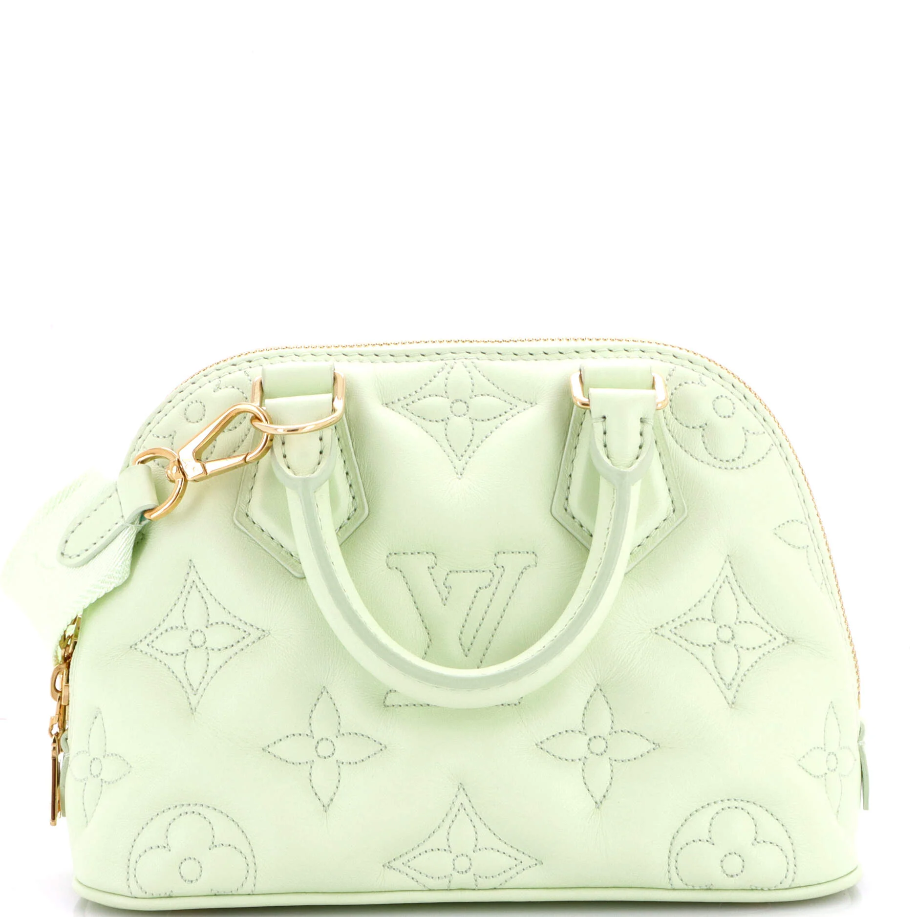 Alma Handbag Bubblegram Leather BB