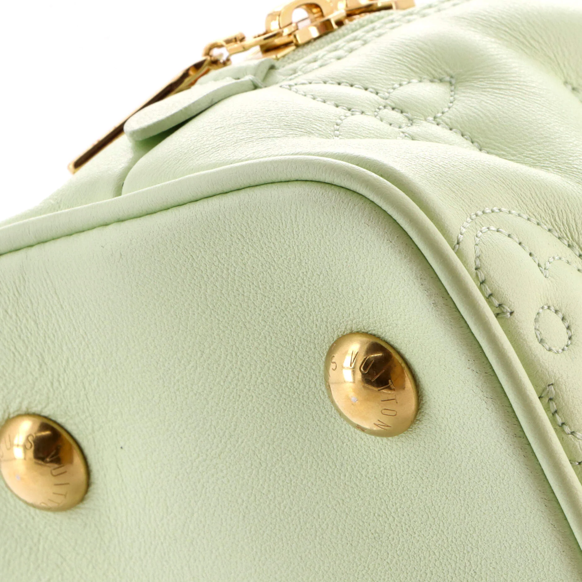 Alma Handbag Bubblegram Leather BB - Image 6