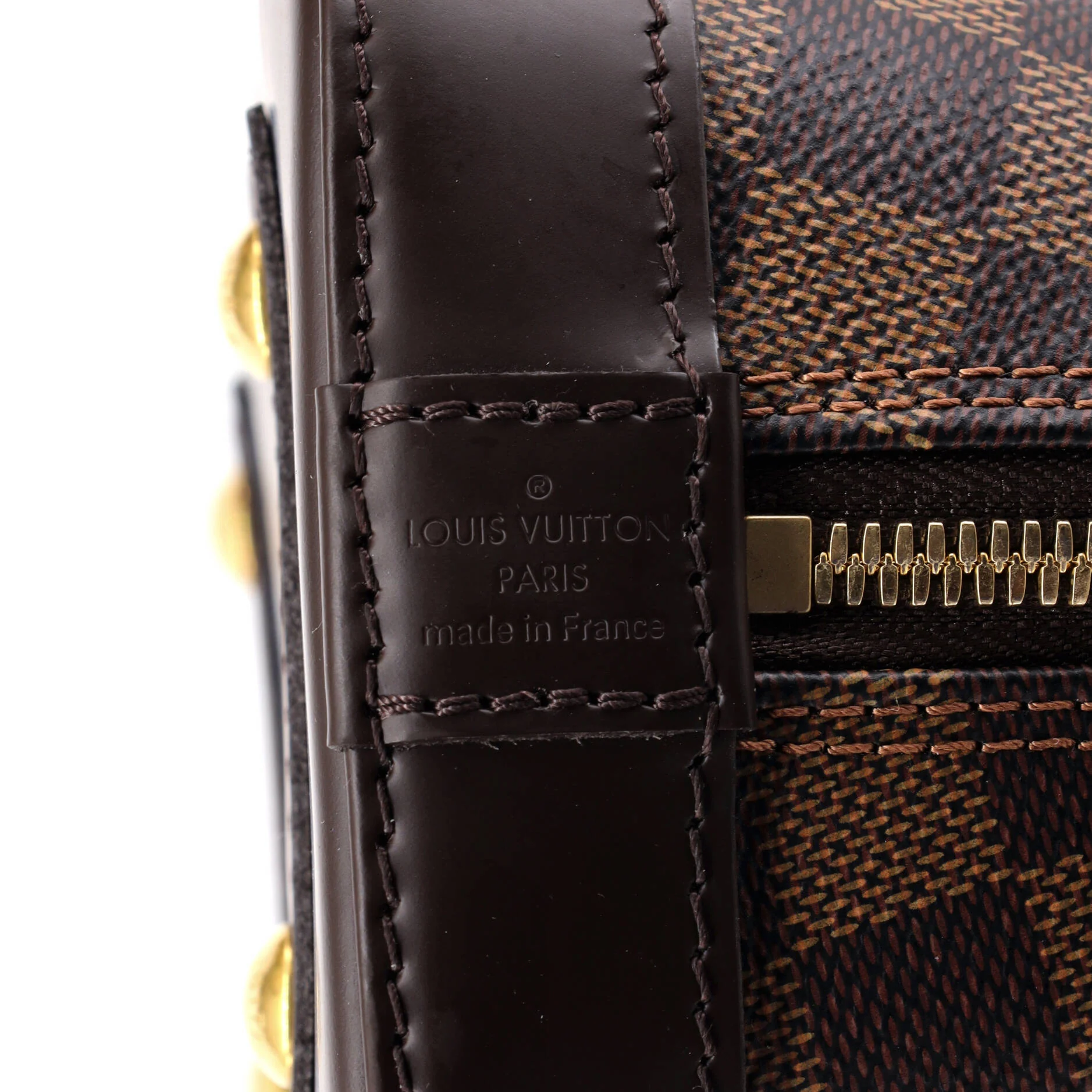 Alma Handbag Damier with Braided Detail BB - Image 6