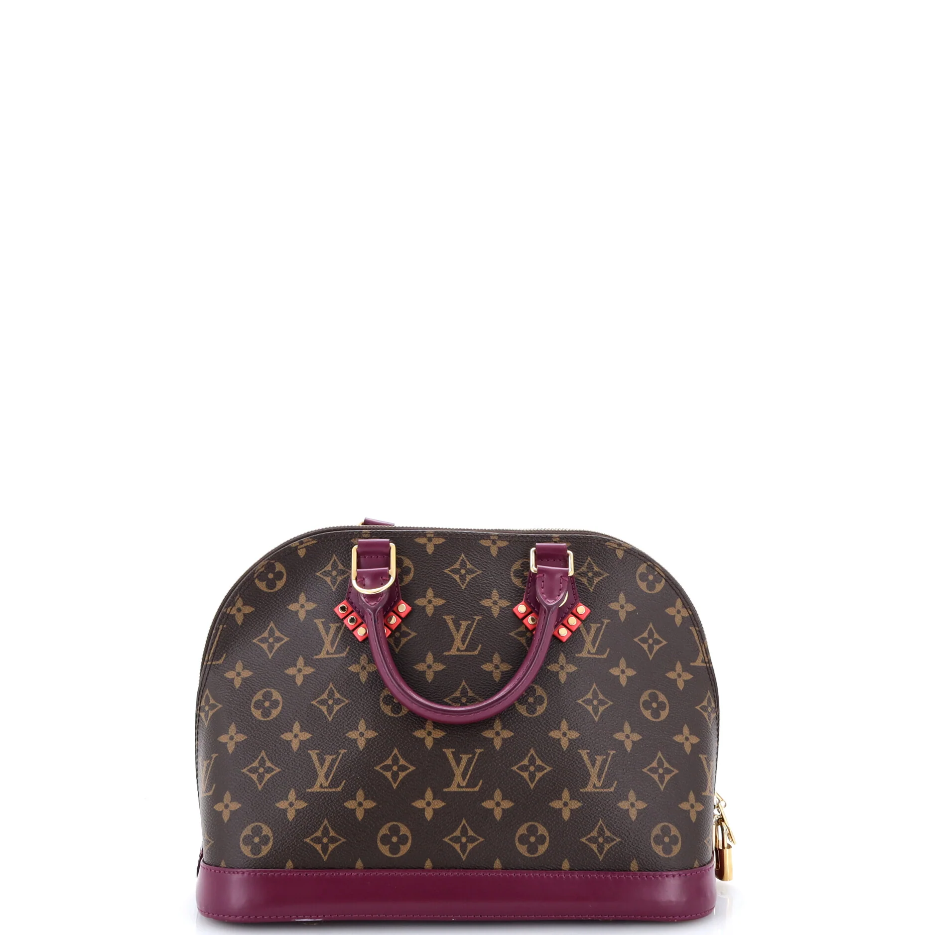 Alma Handbag Limited Edition Totem Monogram Canvas with Leather PM - Image 3