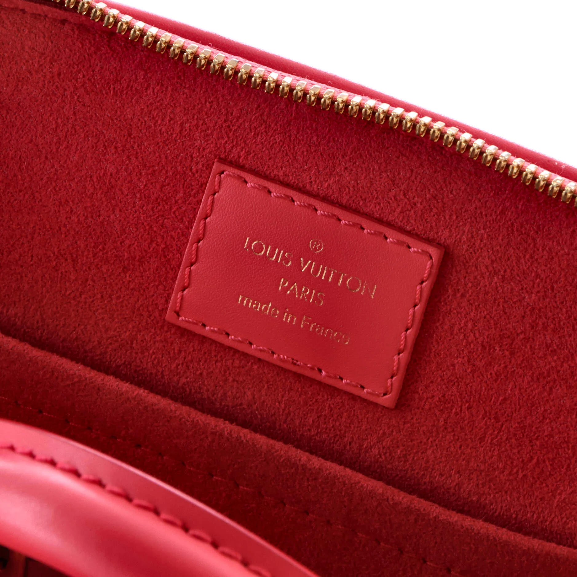 Alma Handbag Monogram Cutout Broderie Leather BB - Image 7
