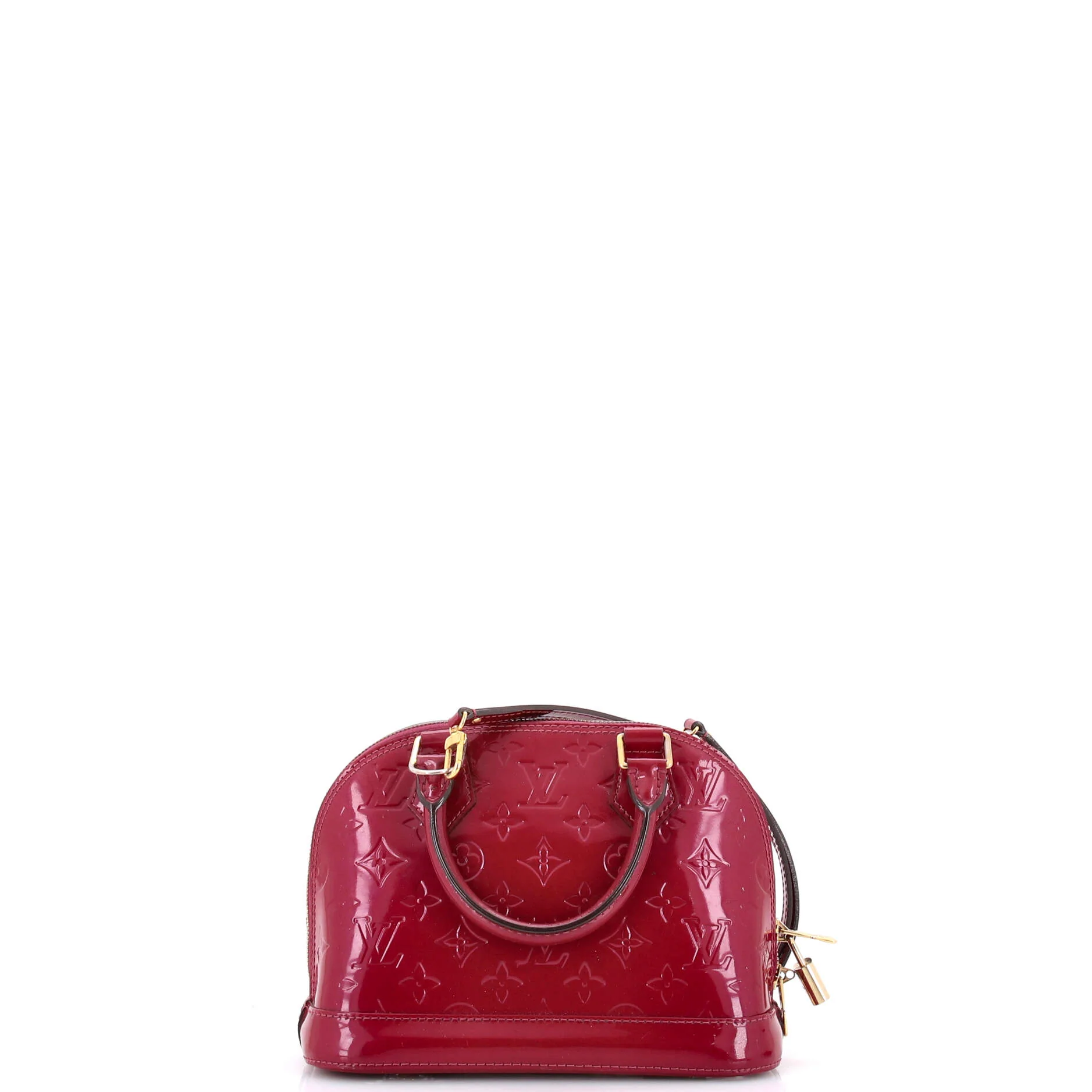 Alma Handbag Monogram Vernis BB - Image 3