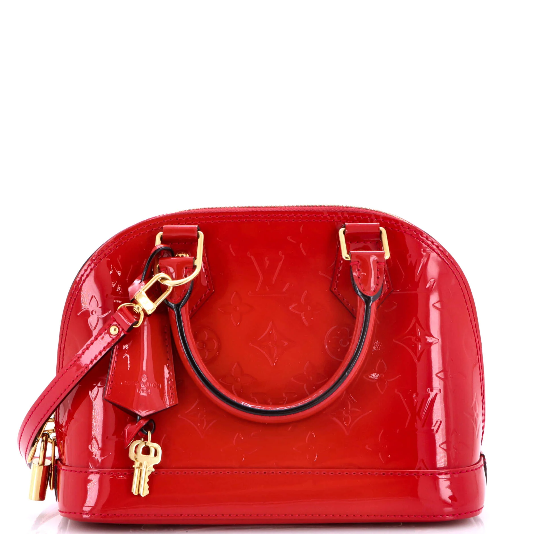 Alma Handbag Monogram Vernis BB