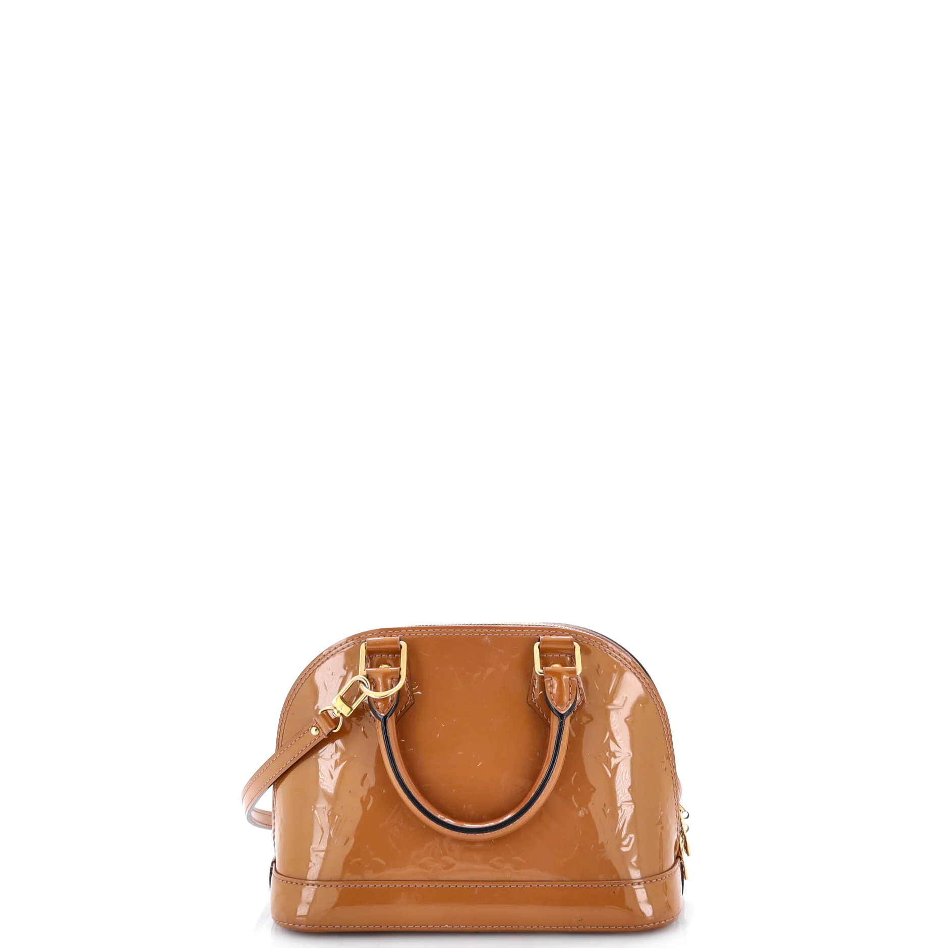 Alma Handbag Monogram Vernis BB - Image 3