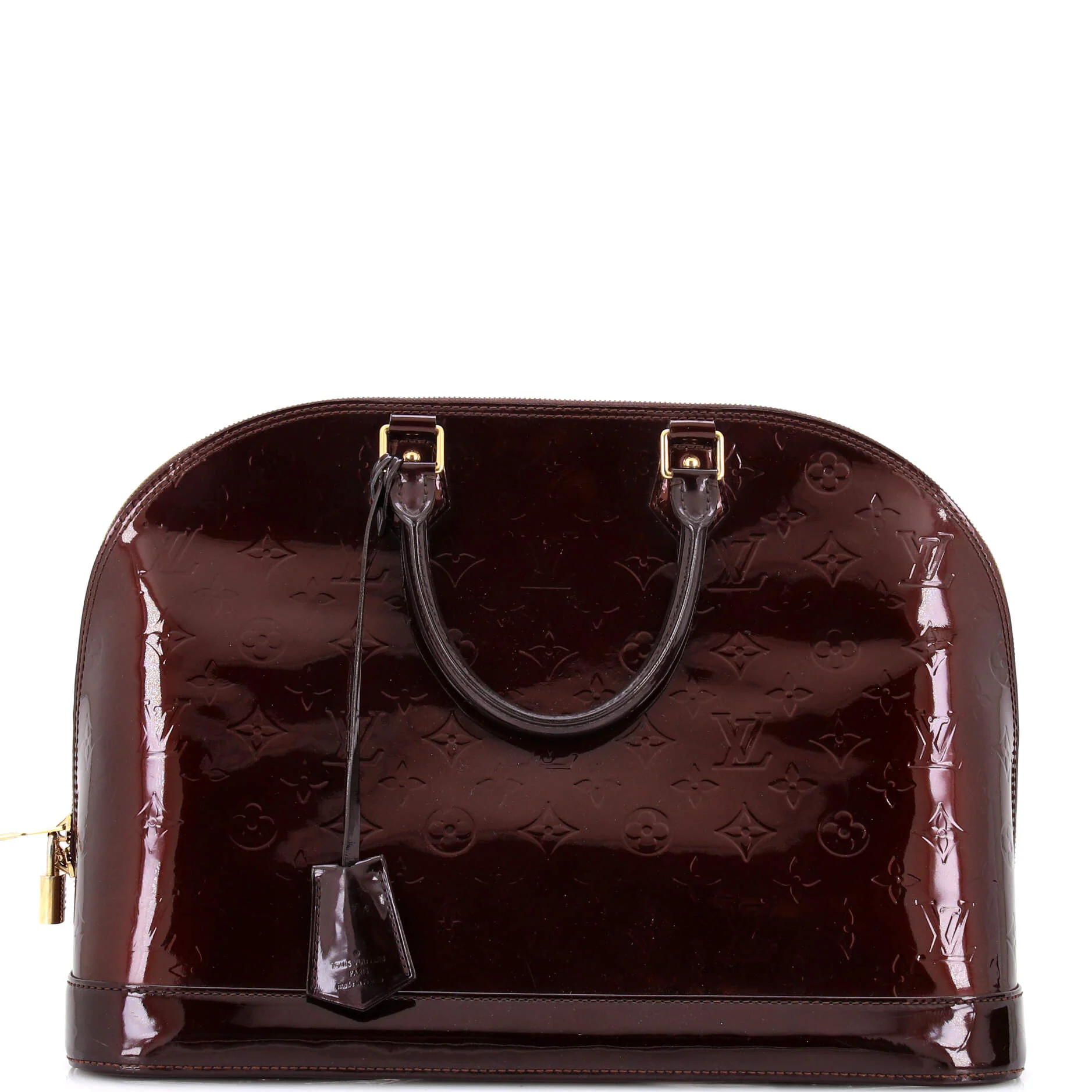 Alma Handbag Monogram Vernis GM