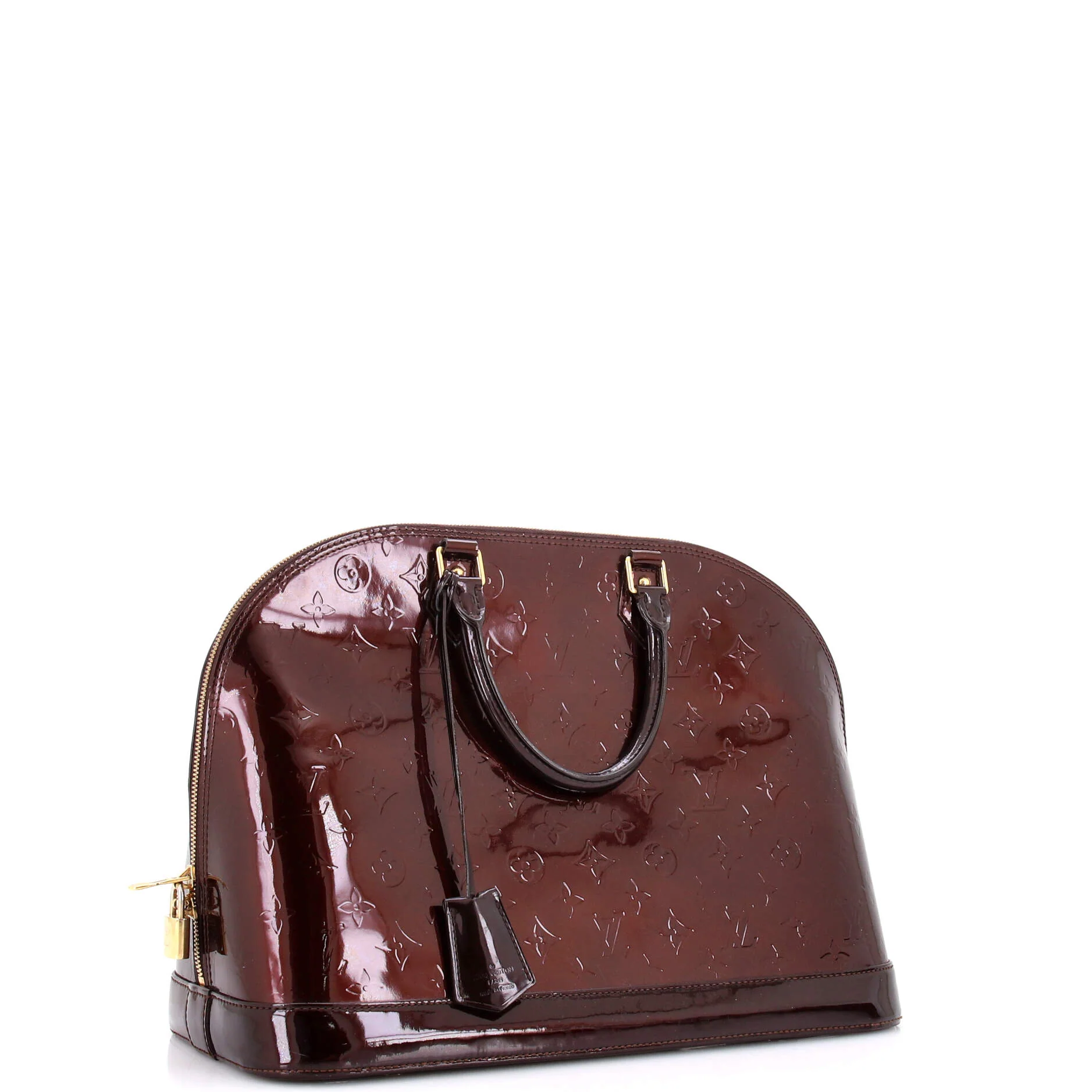 Alma Handbag Monogram Vernis GM - Image 2