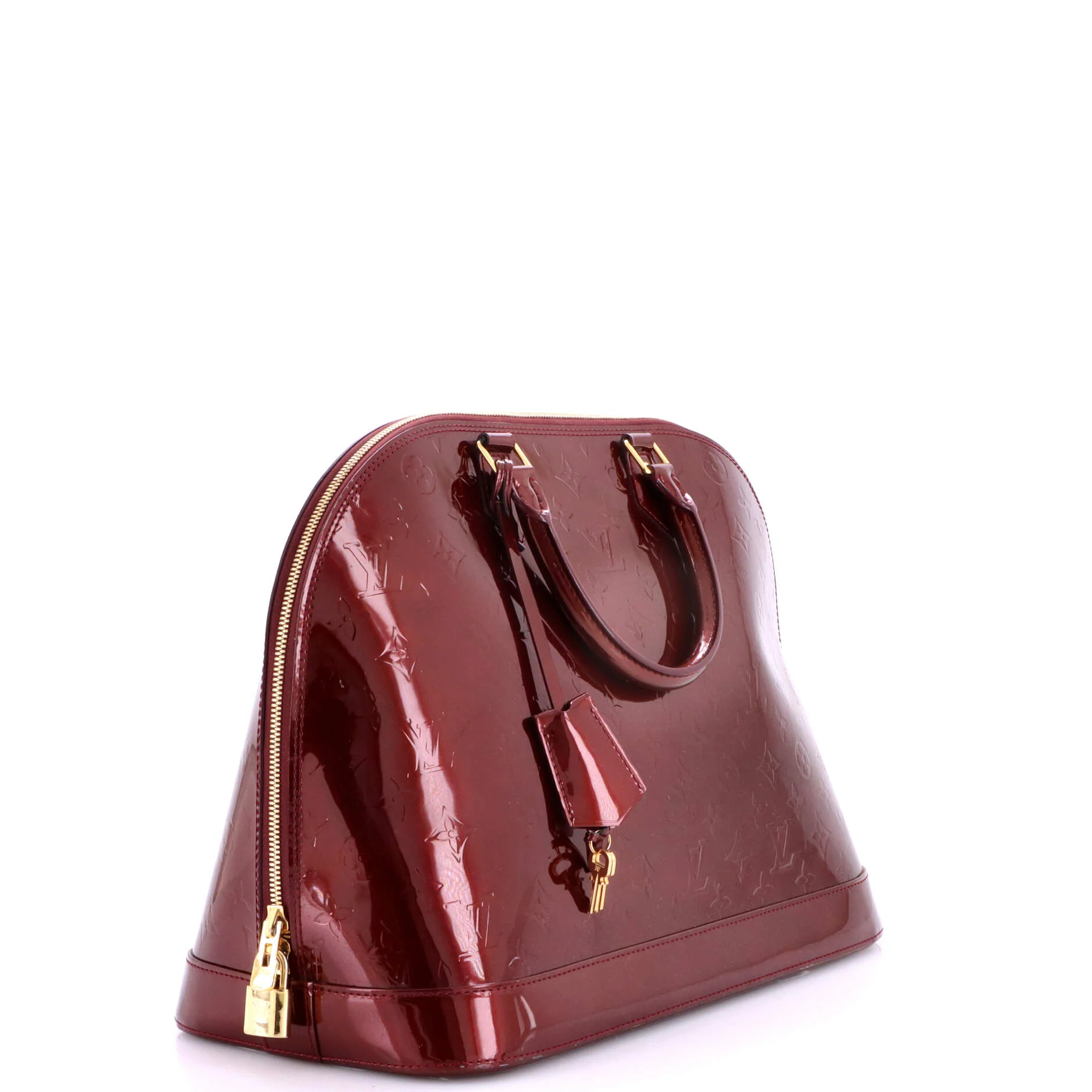 Alma Handbag Monogram Vernis GM - Image 2