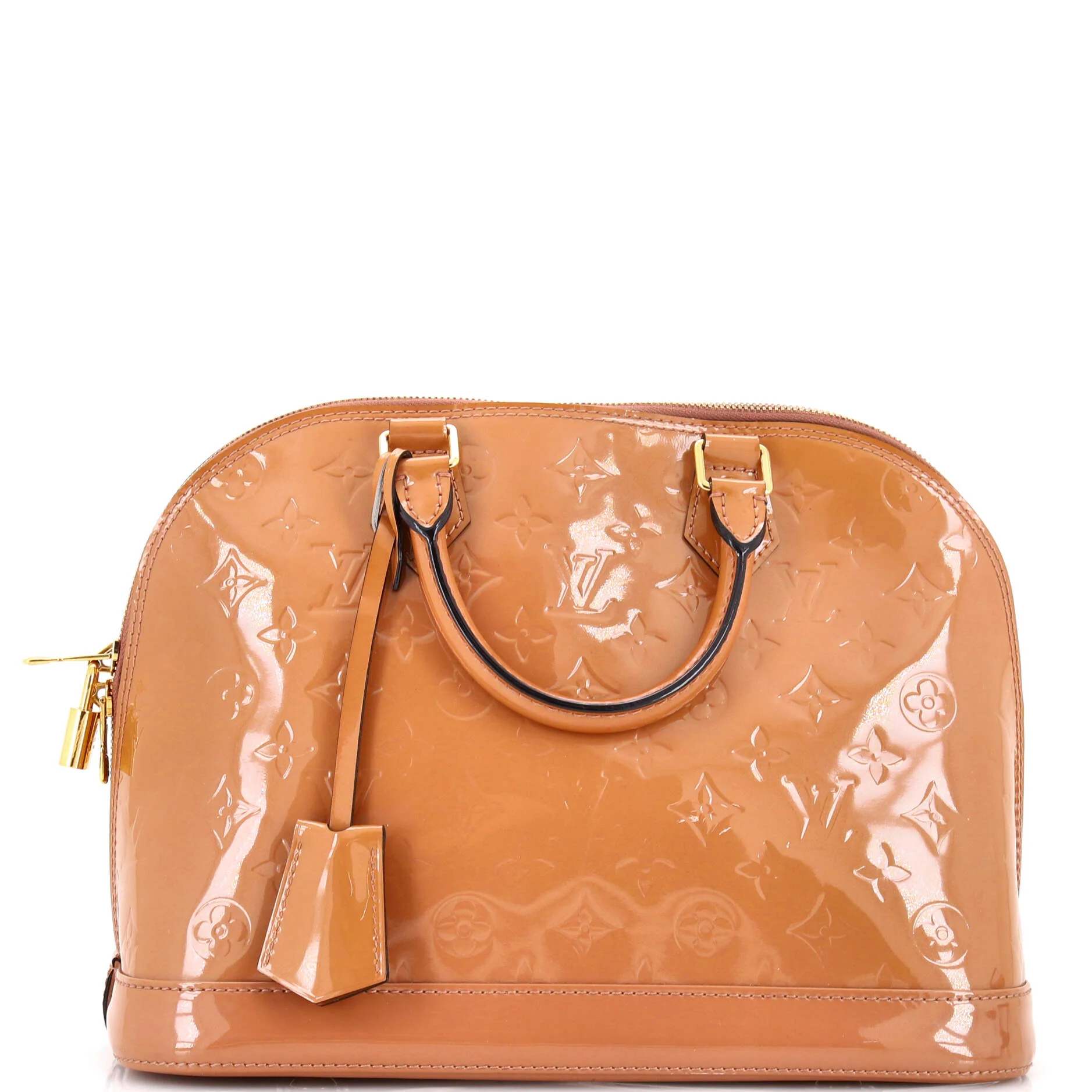 Alma Handbag Monogram Vernis PM