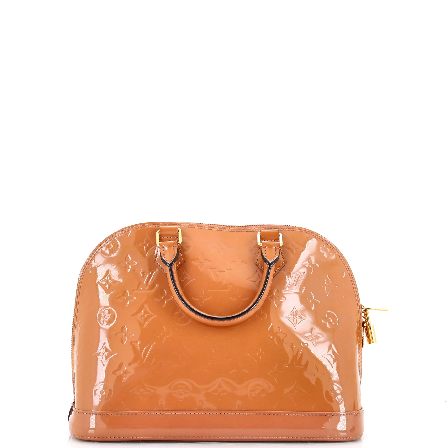 Alma Handbag Monogram Vernis PM - Image 3