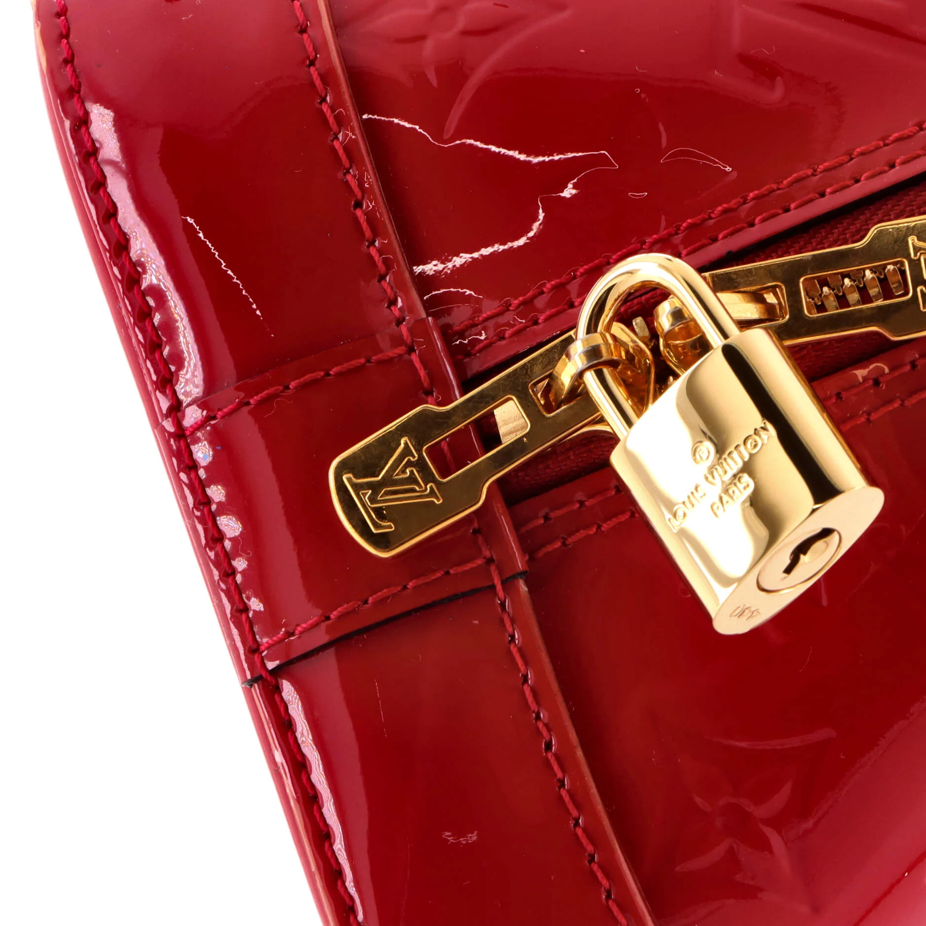Alma Handbag Monogram Vernis PM - Image 6
