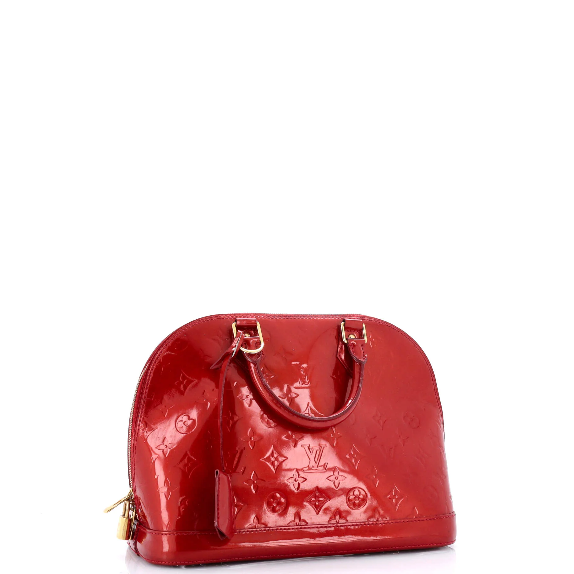 Alma Handbag Monogram Vernis PM - Image 2