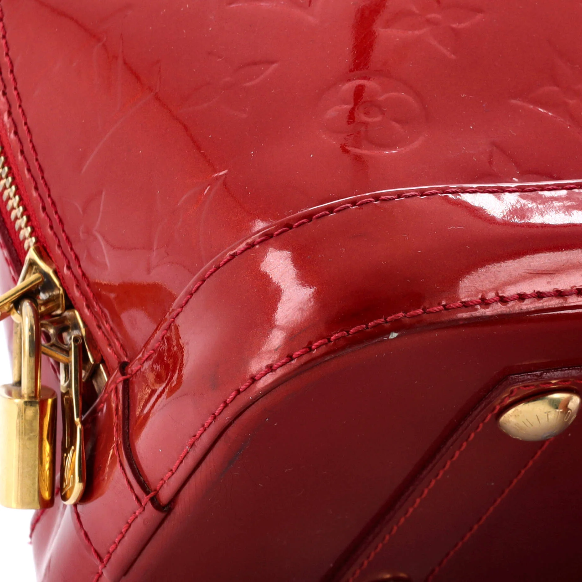 Alma Handbag Monogram Vernis PM - Image 6