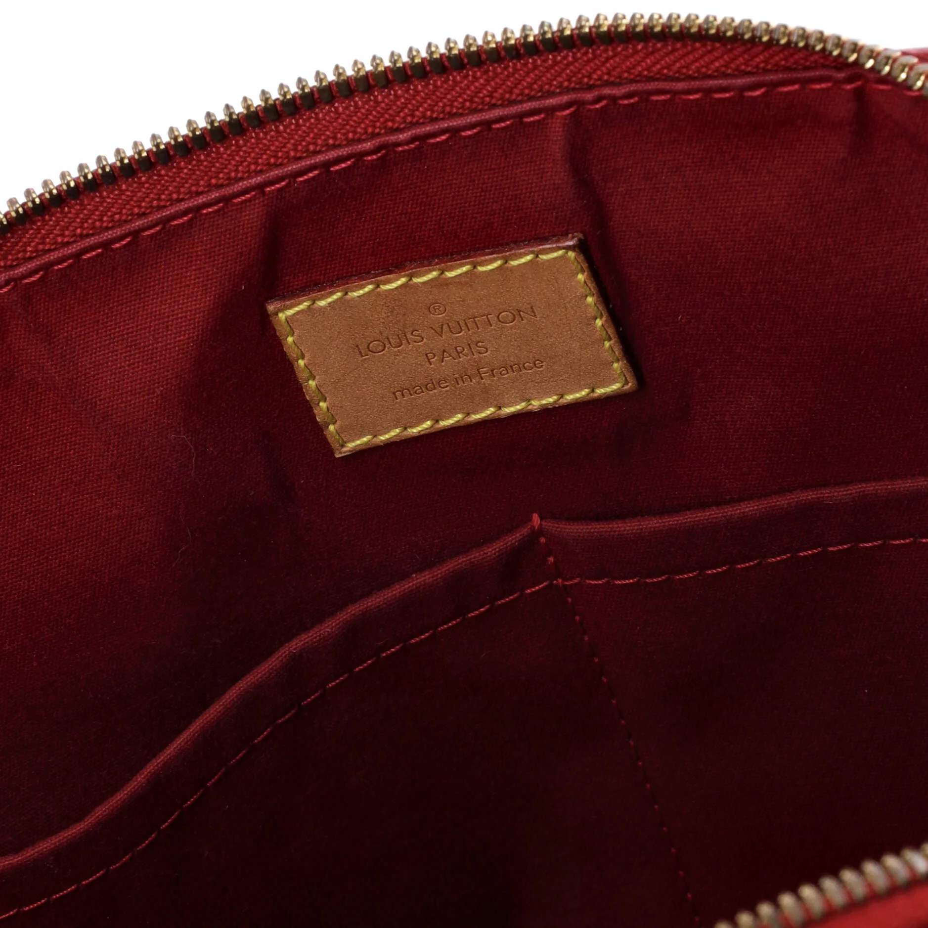 Alma Handbag Monogram Vernis PM - Image 7