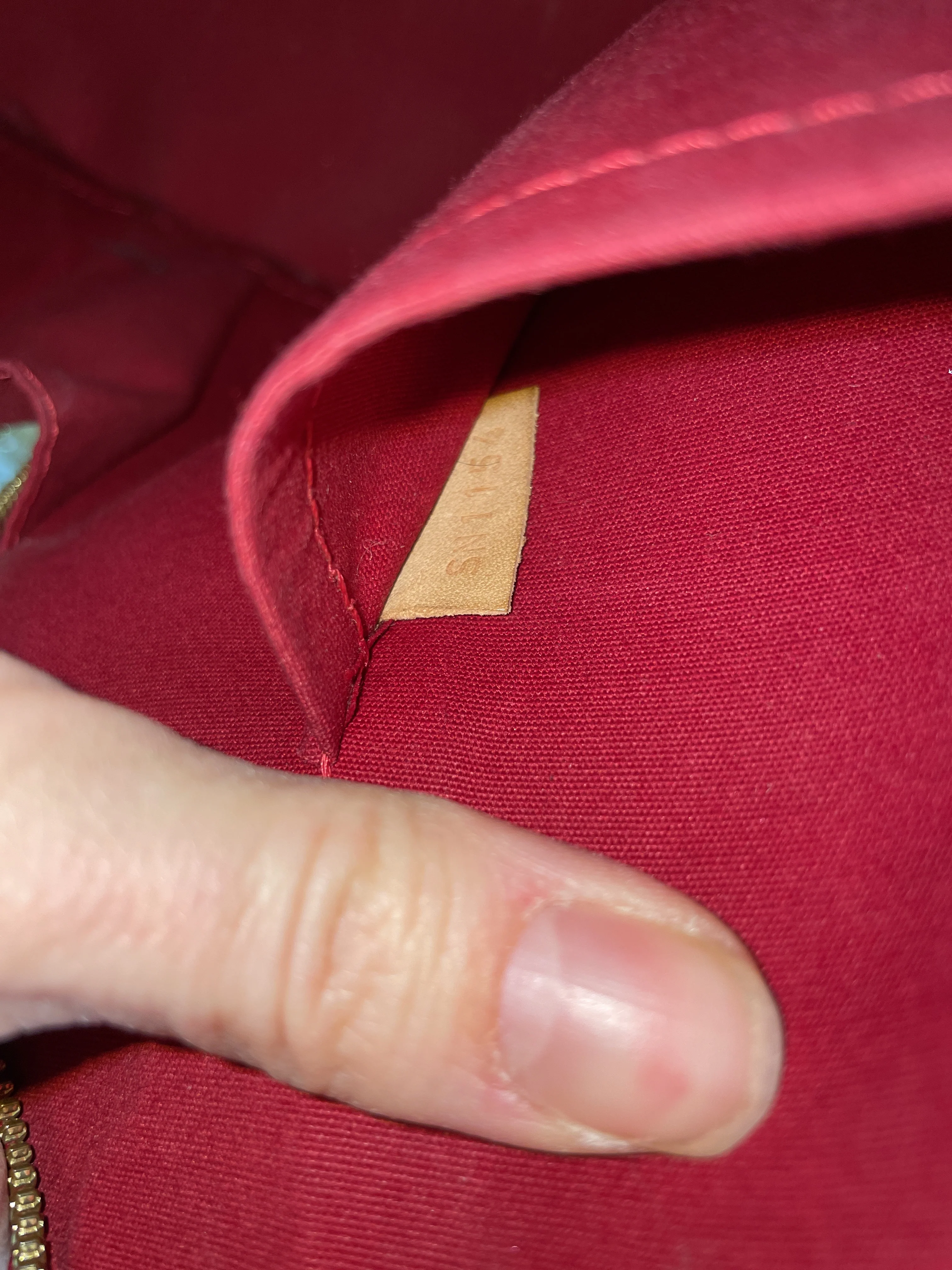 Alma Handbag Monogram Vernis PM - Image 8