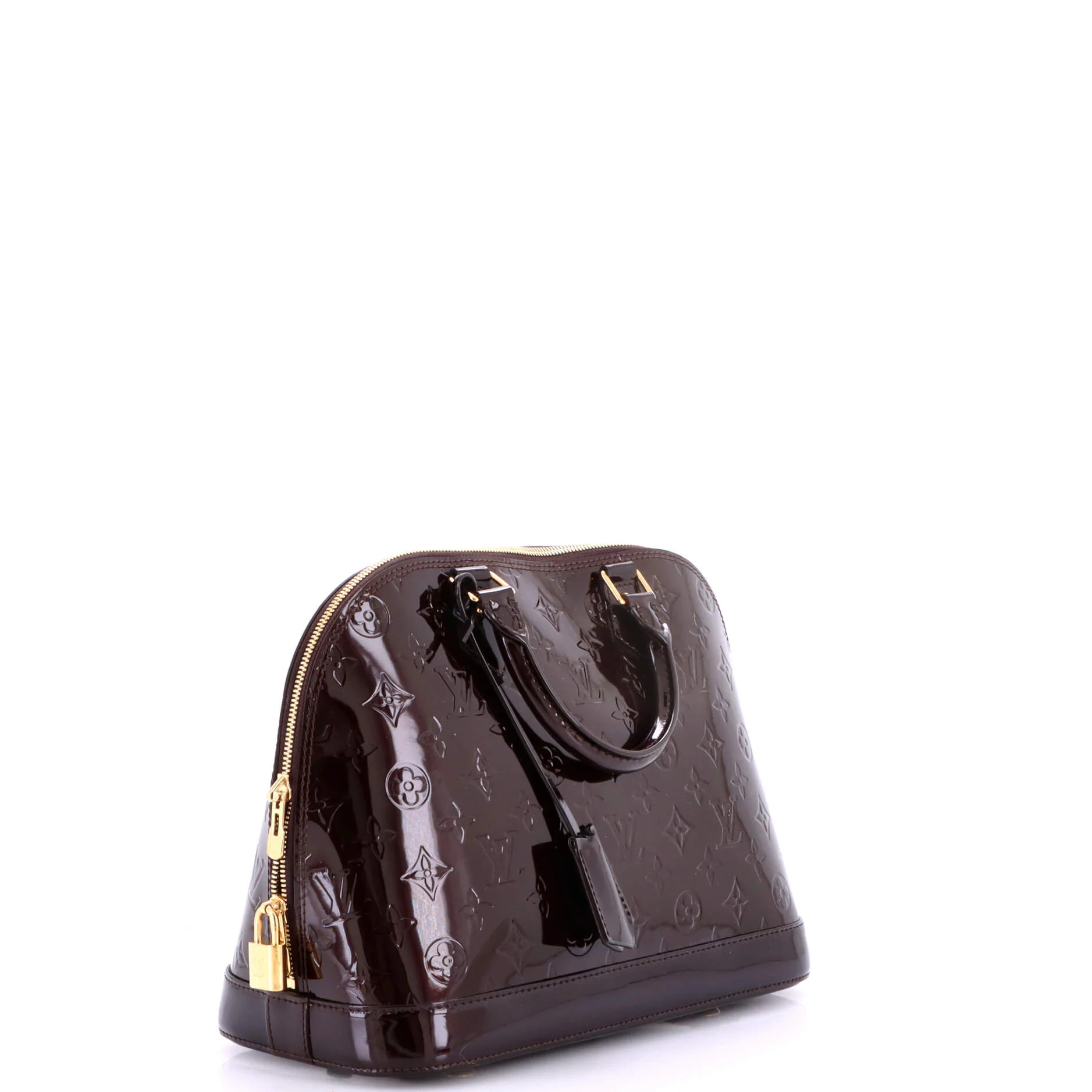 Alma Handbag Monogram Vernis PM - Image 2