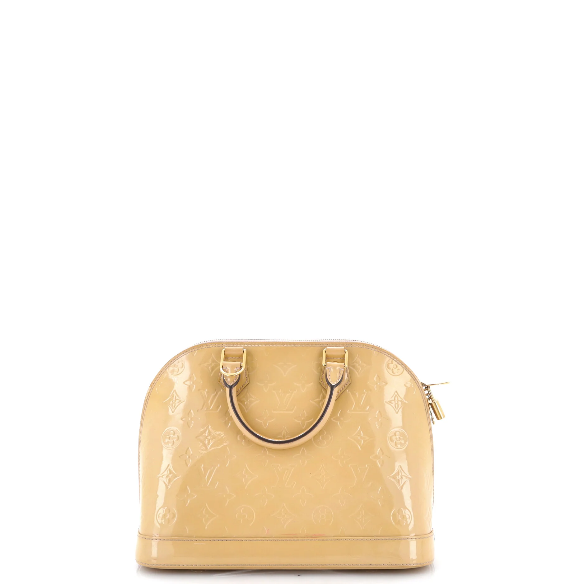 Alma Handbag Monogram Vernis PM - Image 3