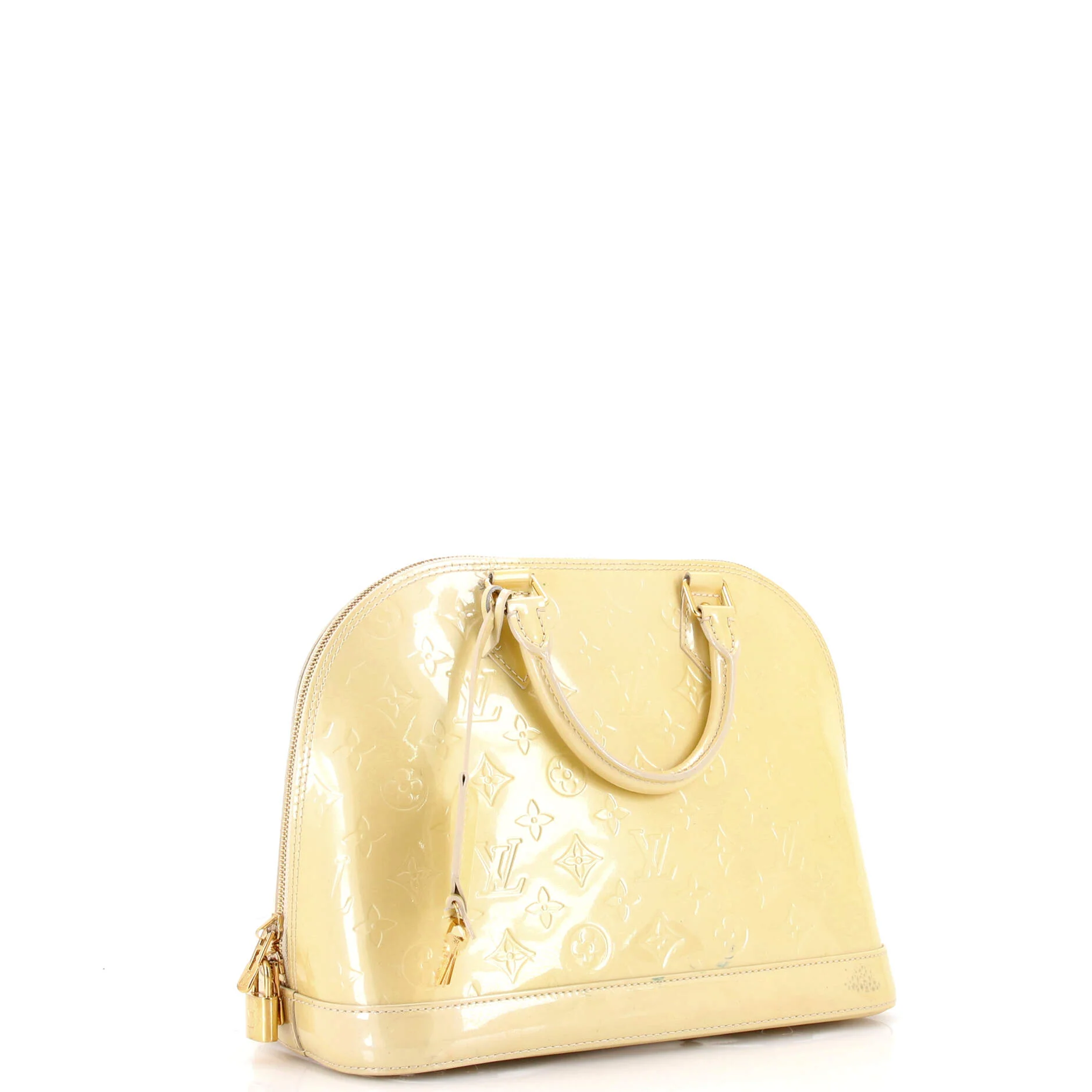 Alma Handbag Monogram Vernis PM - Image 2