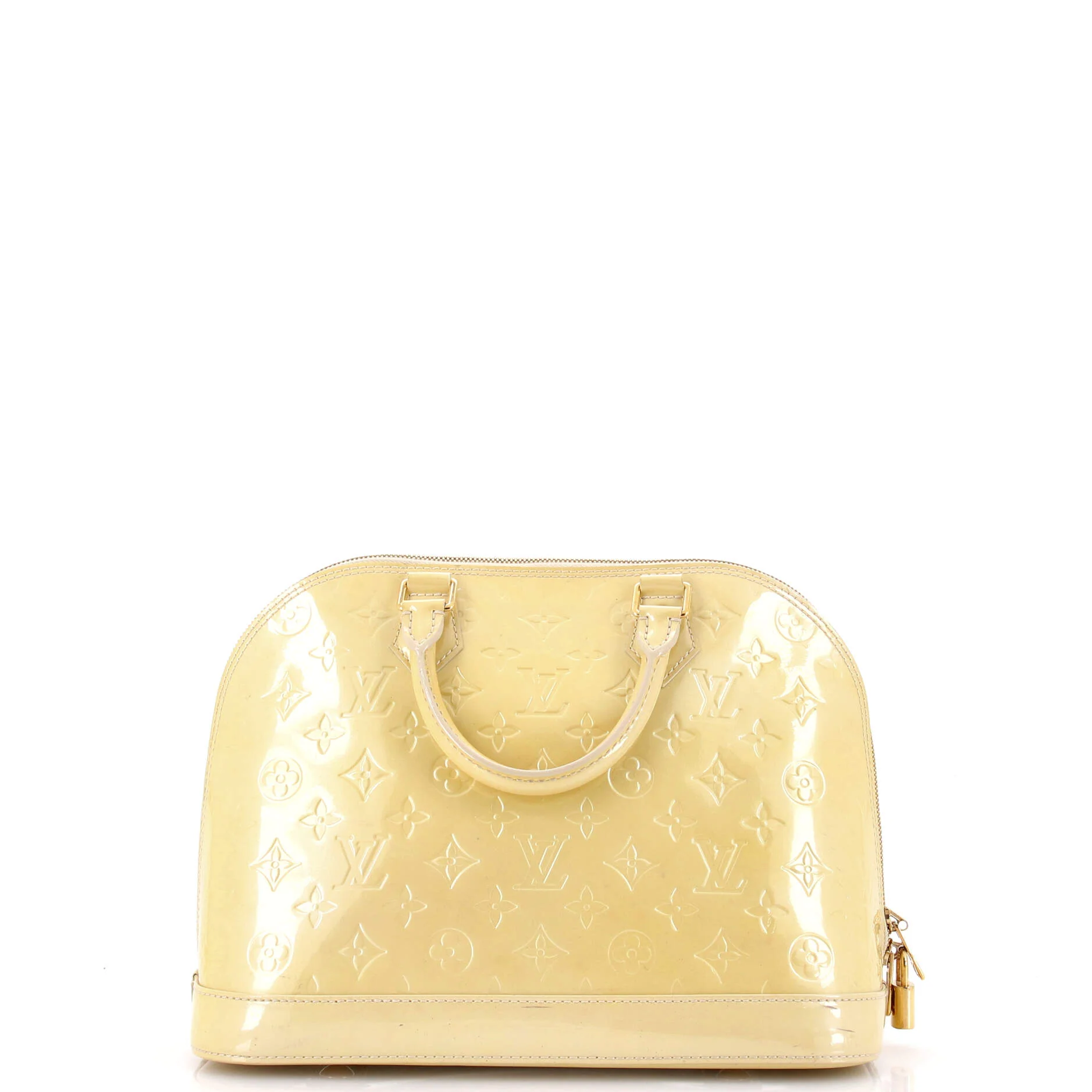 Alma Handbag Monogram Vernis PM - Image 3