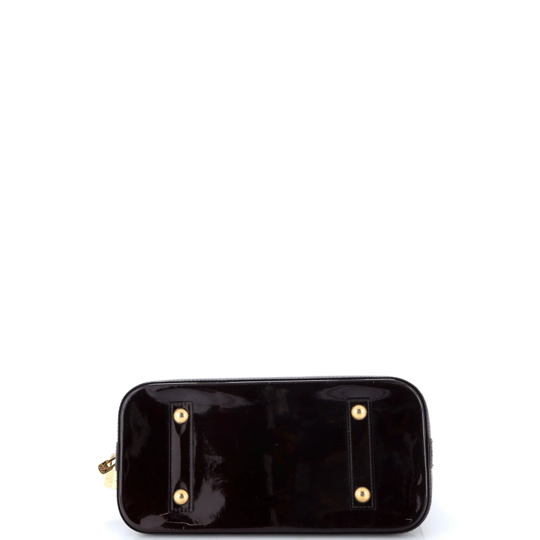 Alma Handbag Monogram Vernis PM - Image 4