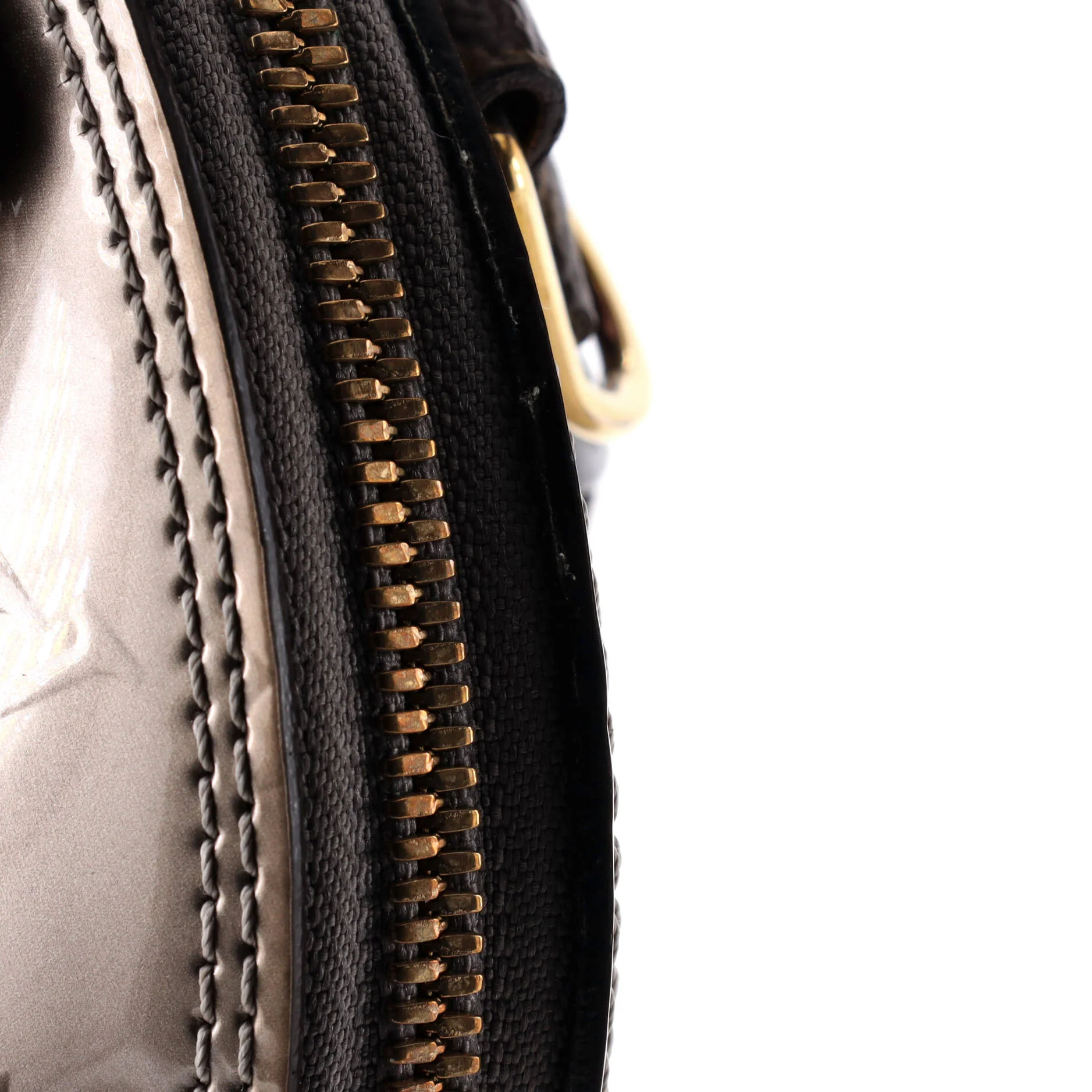 Alma Handbag Monogram Vernis with Monogram Canvas and Epi Leather BB - Image 6
