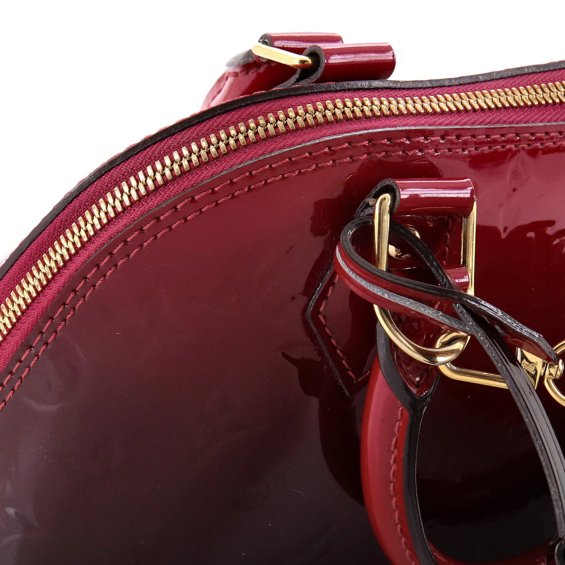 Alma Handbag Ombre Monogram Vernis BB - Image 6