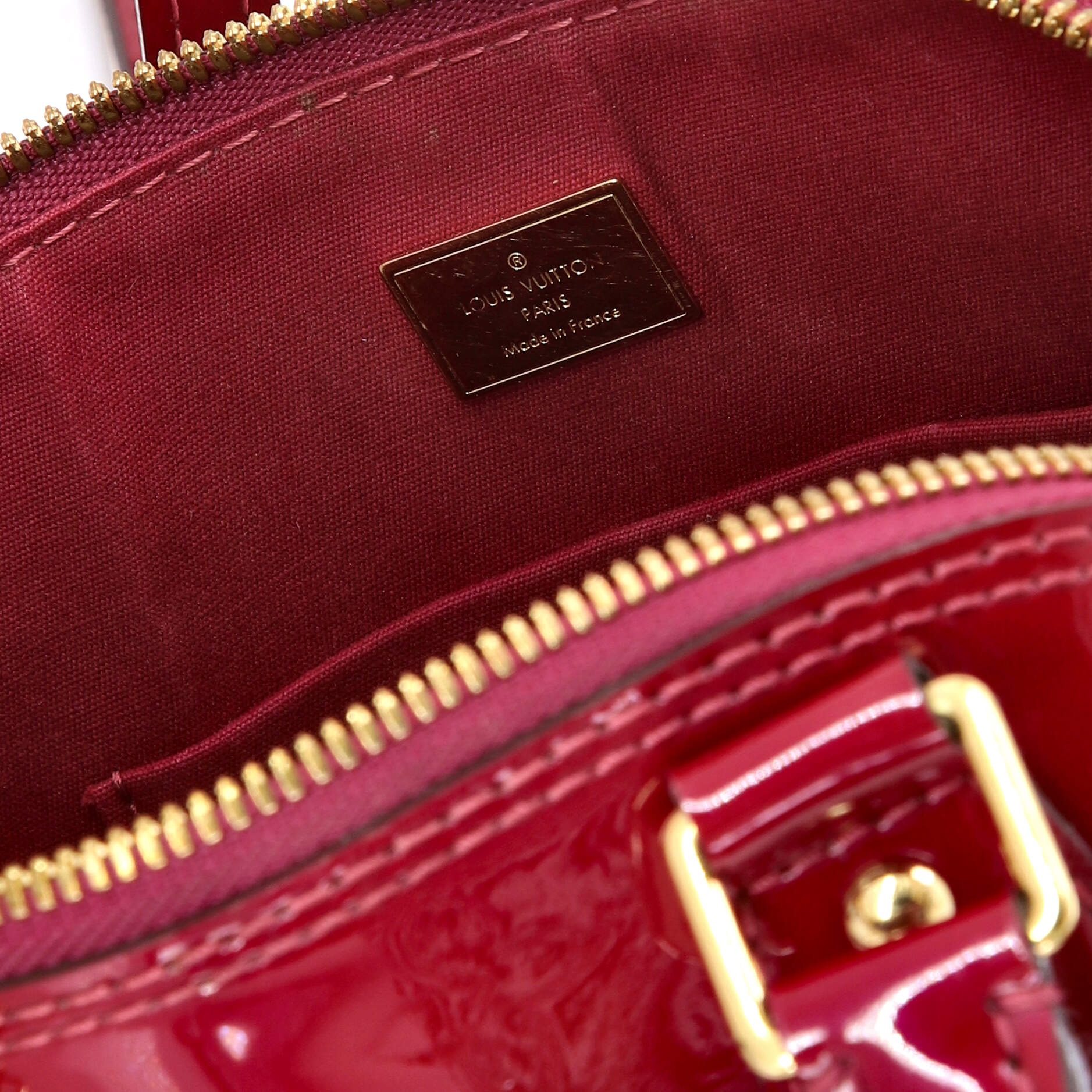 Alma Handbag Ombre Monogram Vernis BB - Image 7