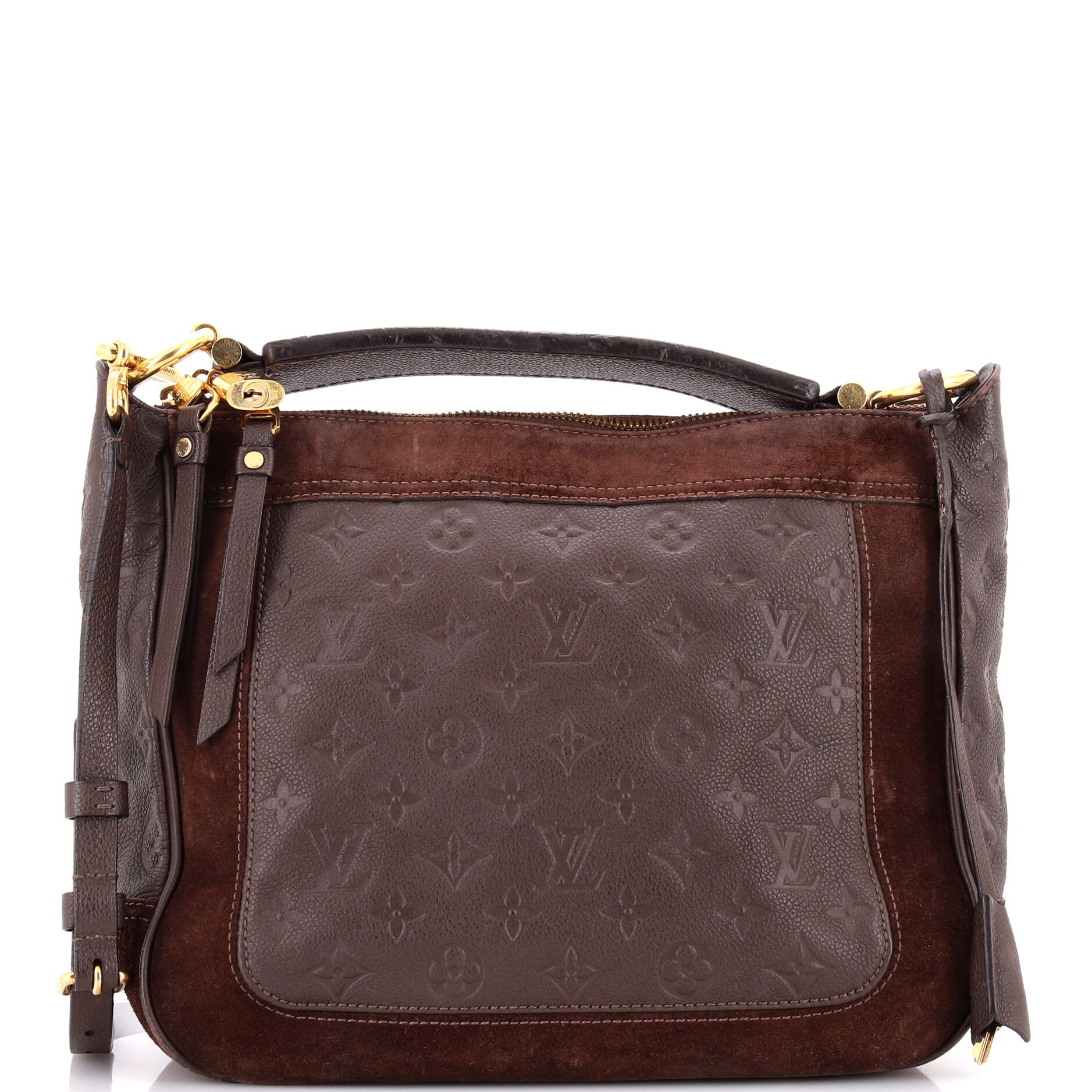 Audacieuse Handbag Monogram Empreinte Leather PM