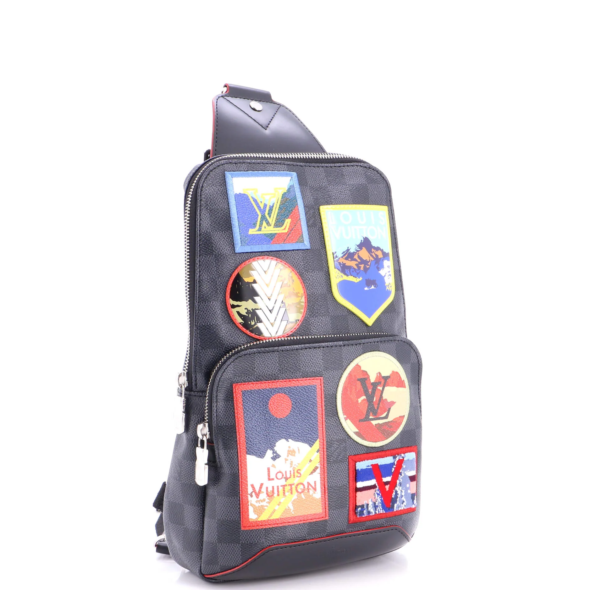 Avenue Sling Bag Alps Patches Damier Graphite - Image 2