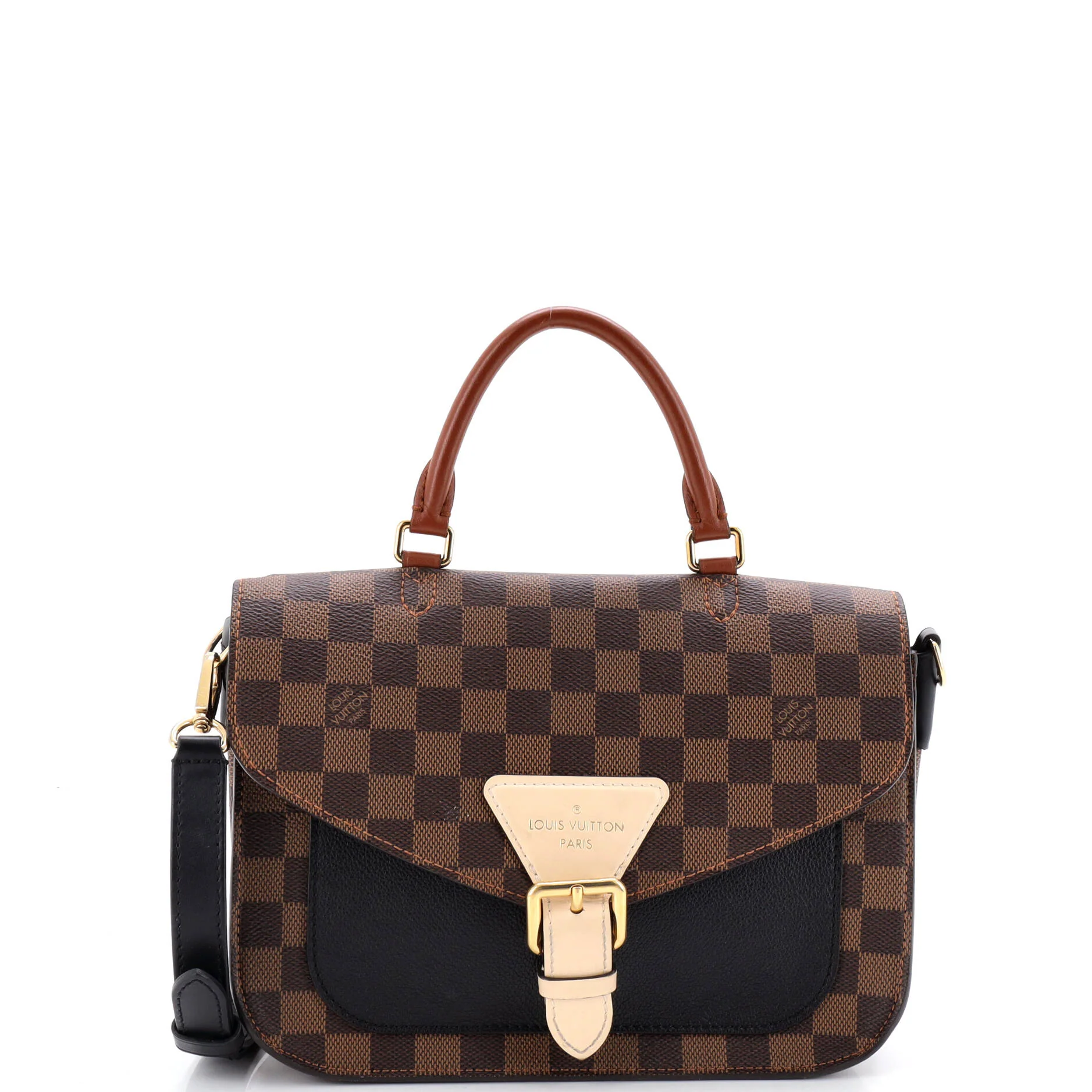 Beaumarchais Handbag Damier with Leather