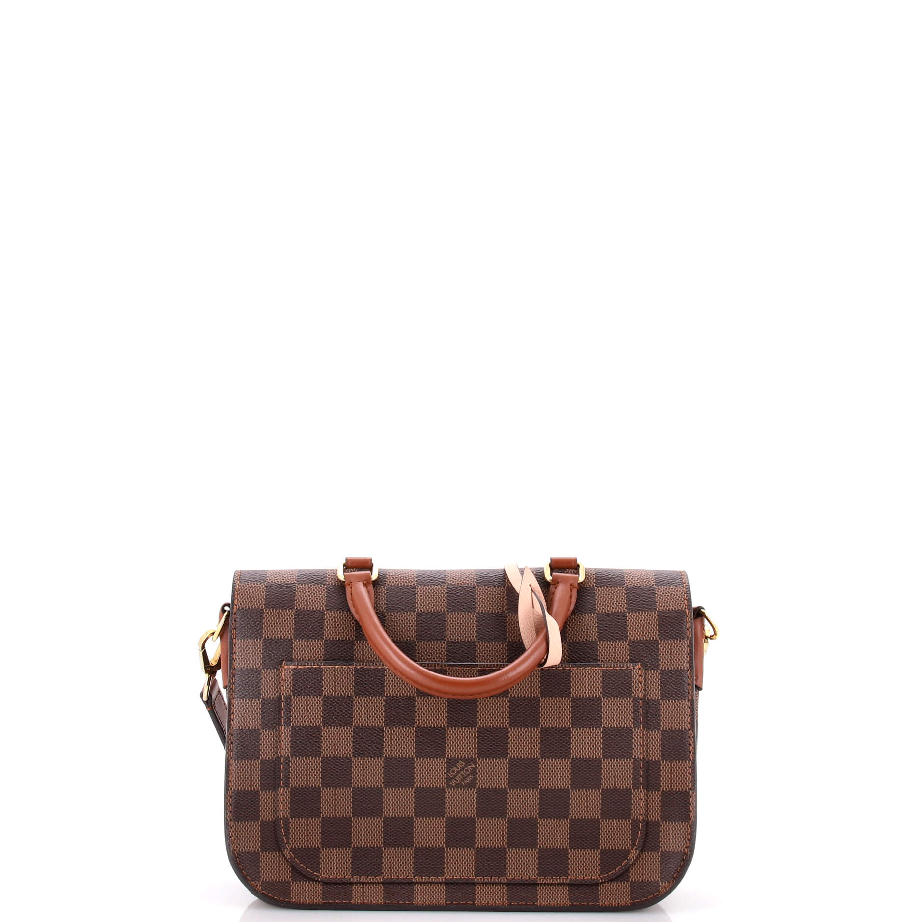 Beaumarchais Handbag Damier with Leather - Image 3