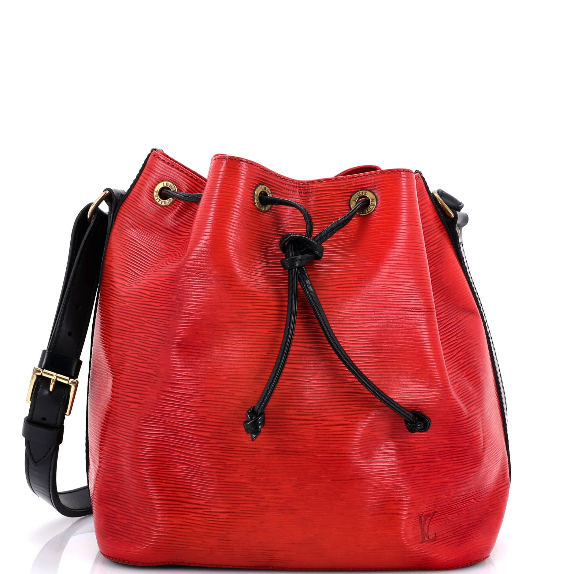 Bicolor Petit Noe Handbag Epi Leather