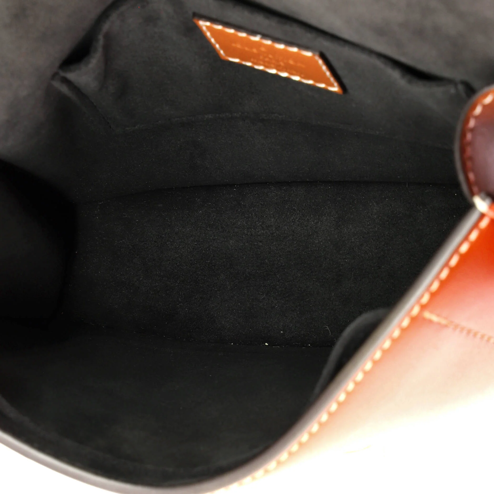 Biface Handbag Leather and Reverse Monogram Canvas - Image 5