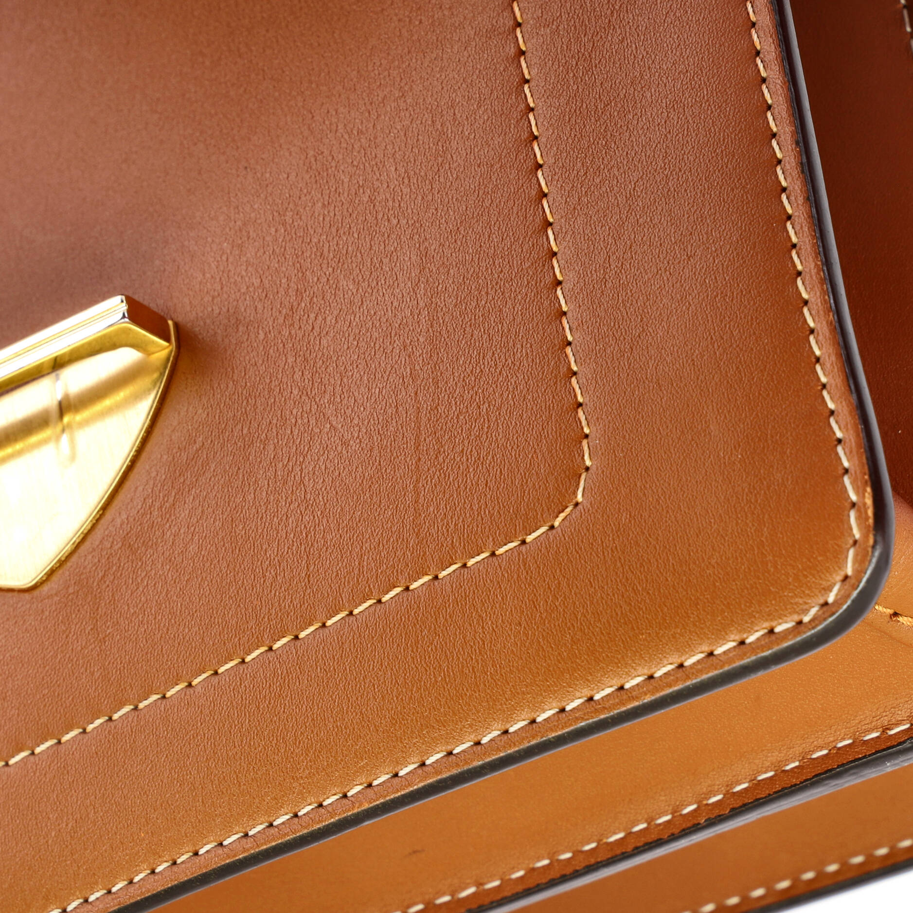 Biface Handbag Leather and Reverse Monogram Canvas - Image 7