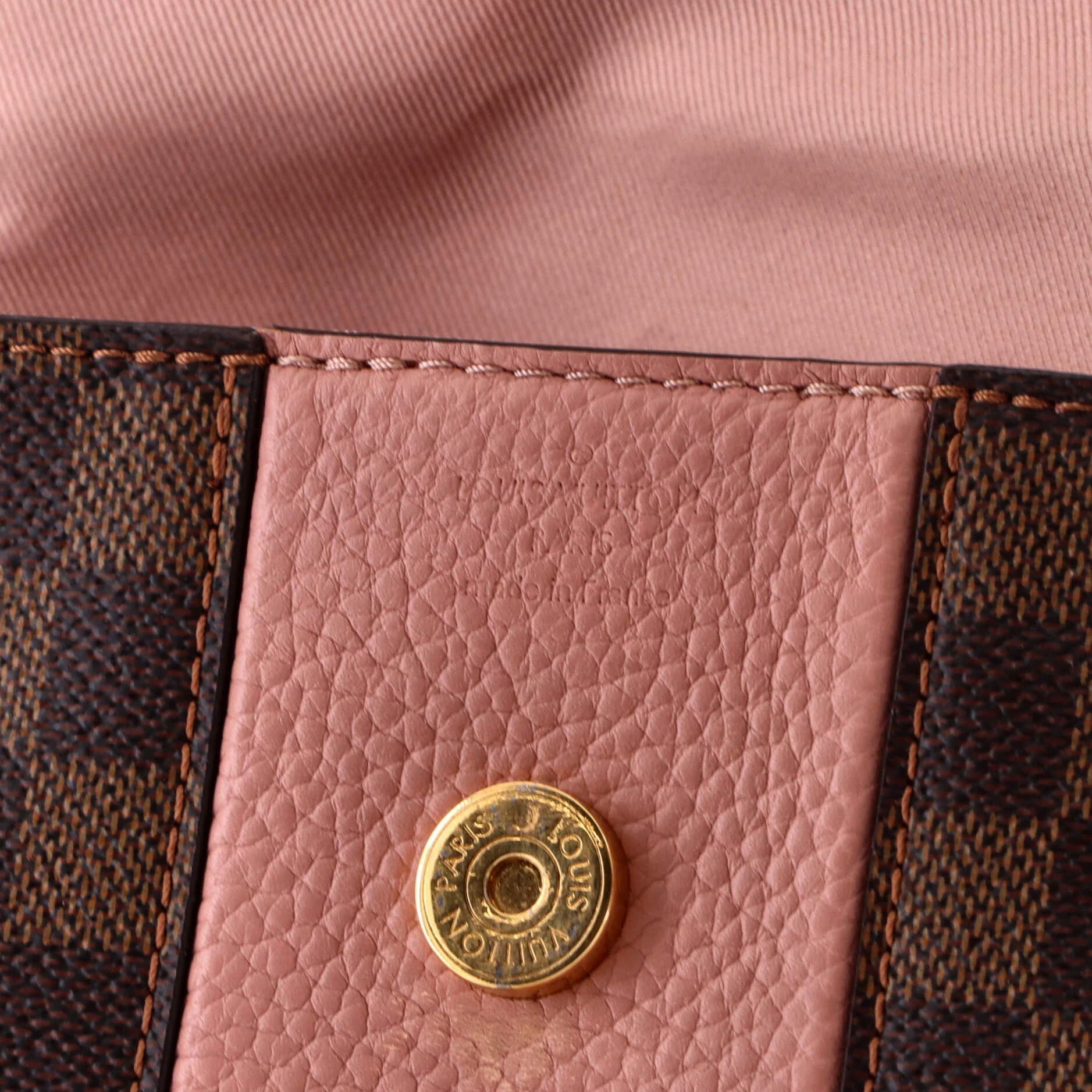 Bond Street Handbag Damier with Leather BB - Image 8