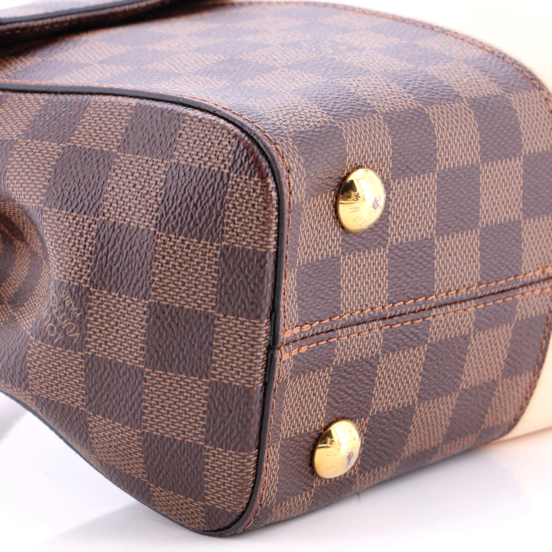 Bond Street Handbag Damier with Leather MM - Image 6
