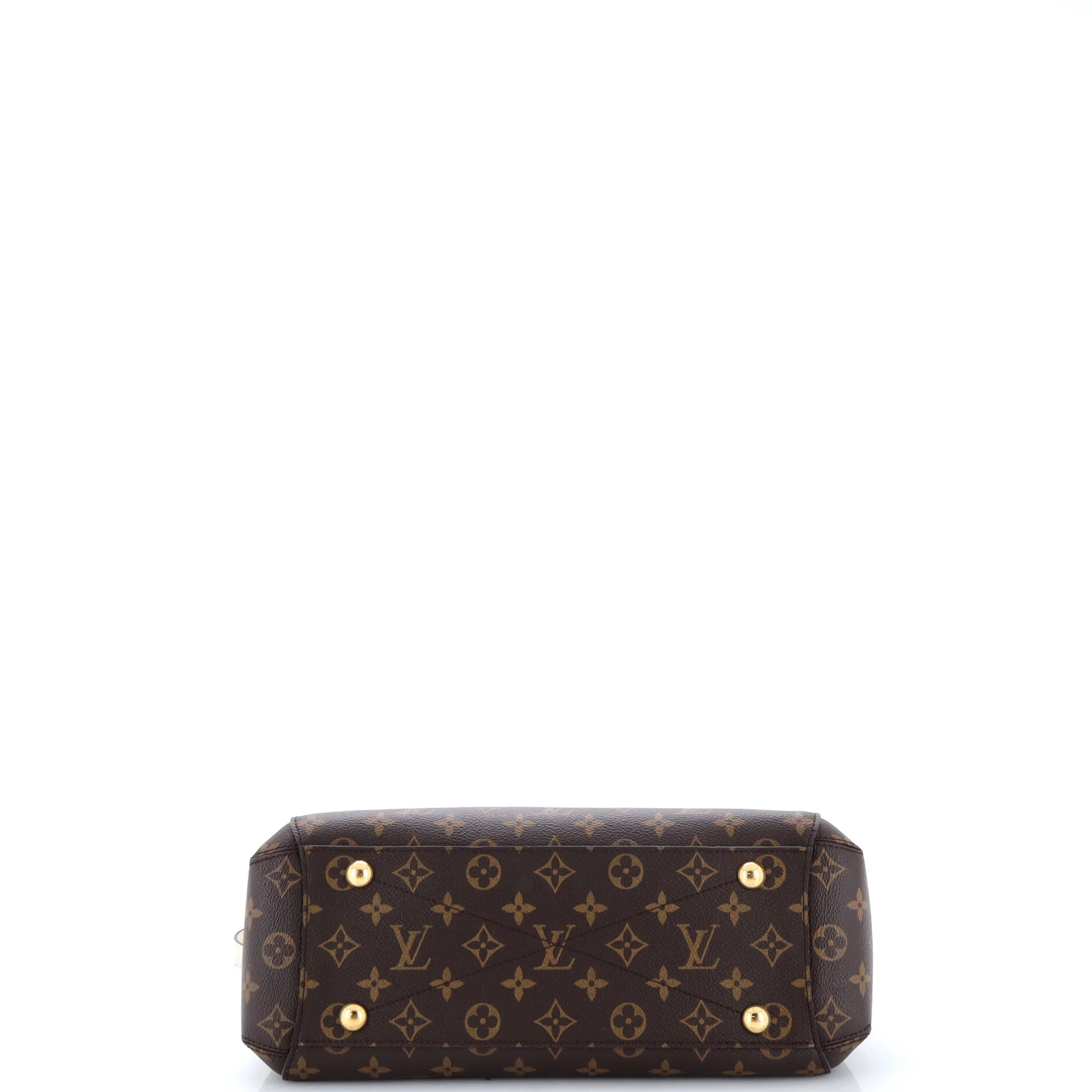Braided Handle Montaigne Handbag Monogram Canvas MM - Image 4